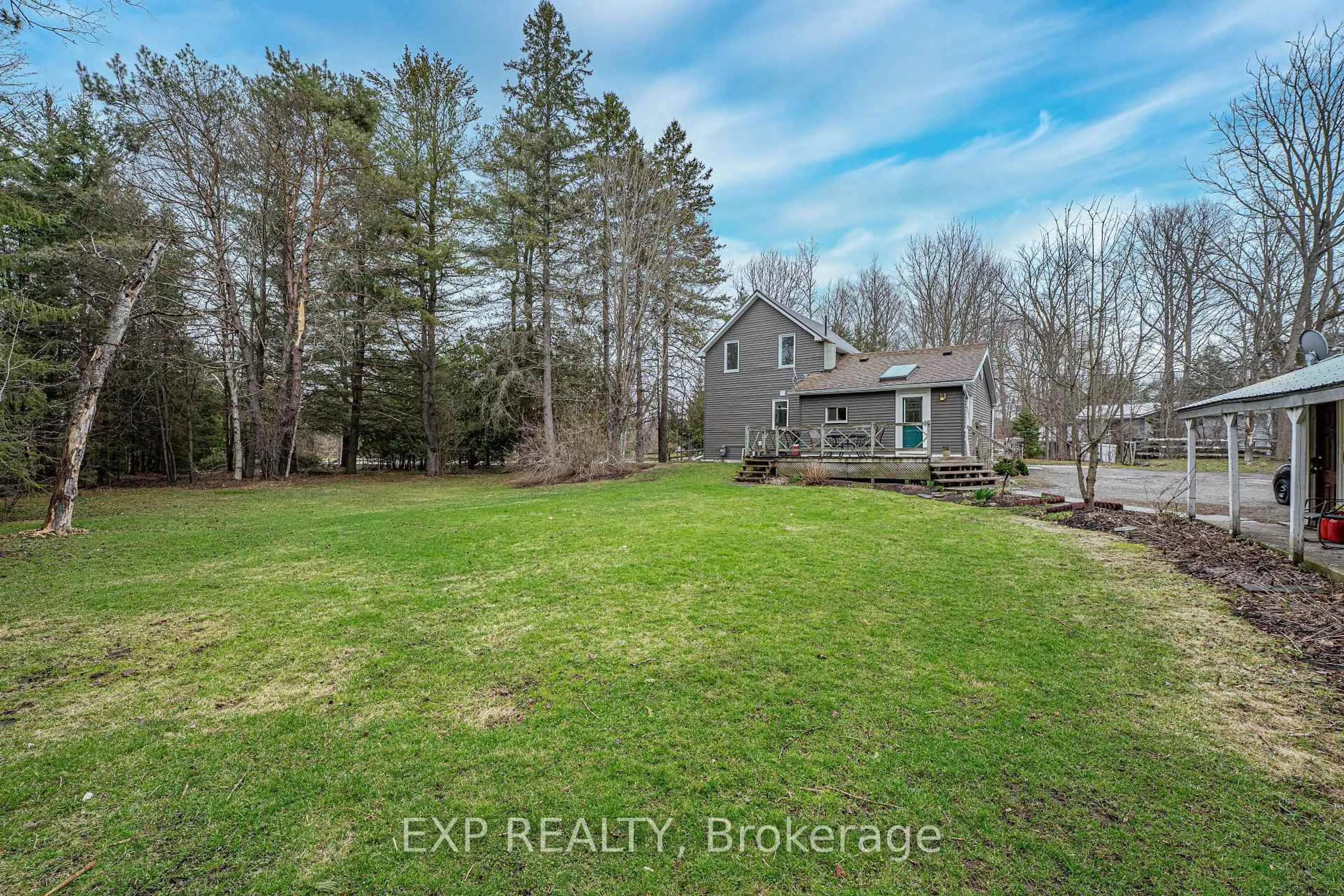 A pic from outside/outdoor area/front of a property/back of a property/a pic from drone, water/lake/river/ocean view for 72 Station Rd, Georgina Ontario L0E 1N0