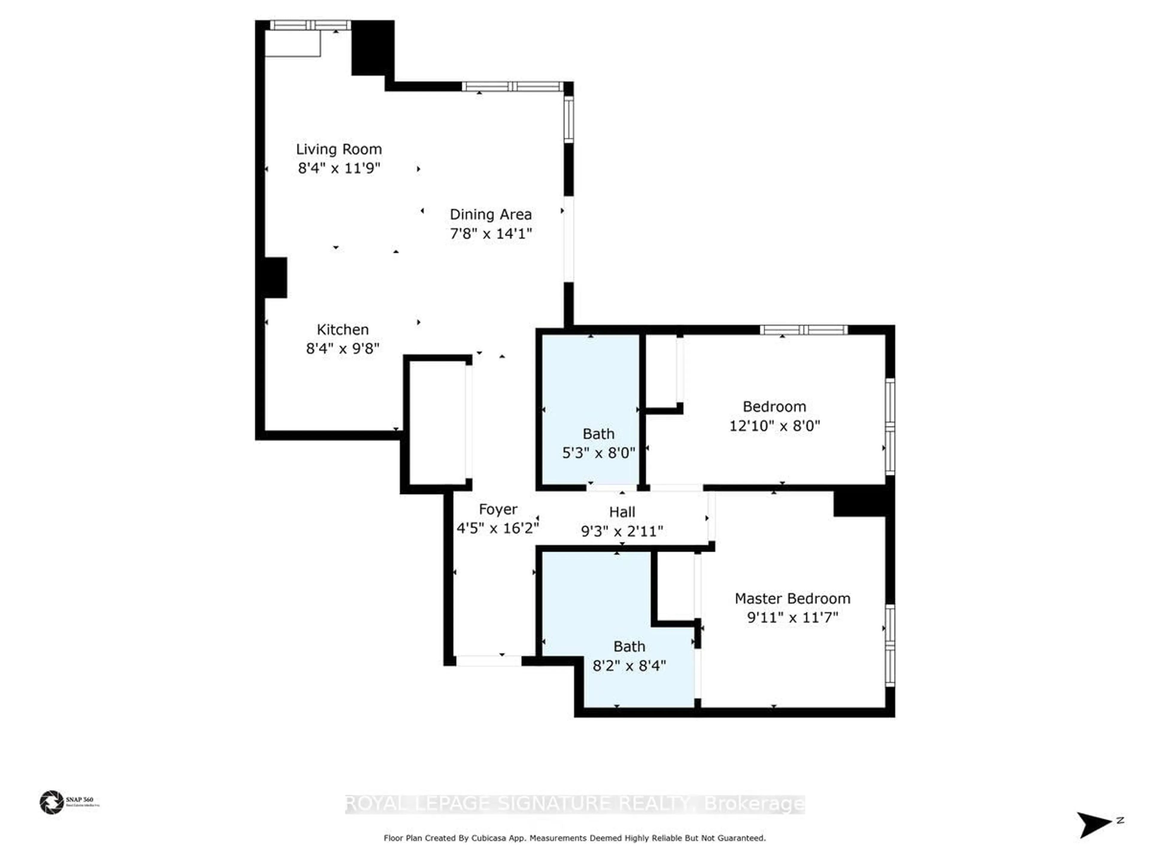 Floor plan for 25 Times Ave #108, Markham Ontario L3T 7X5