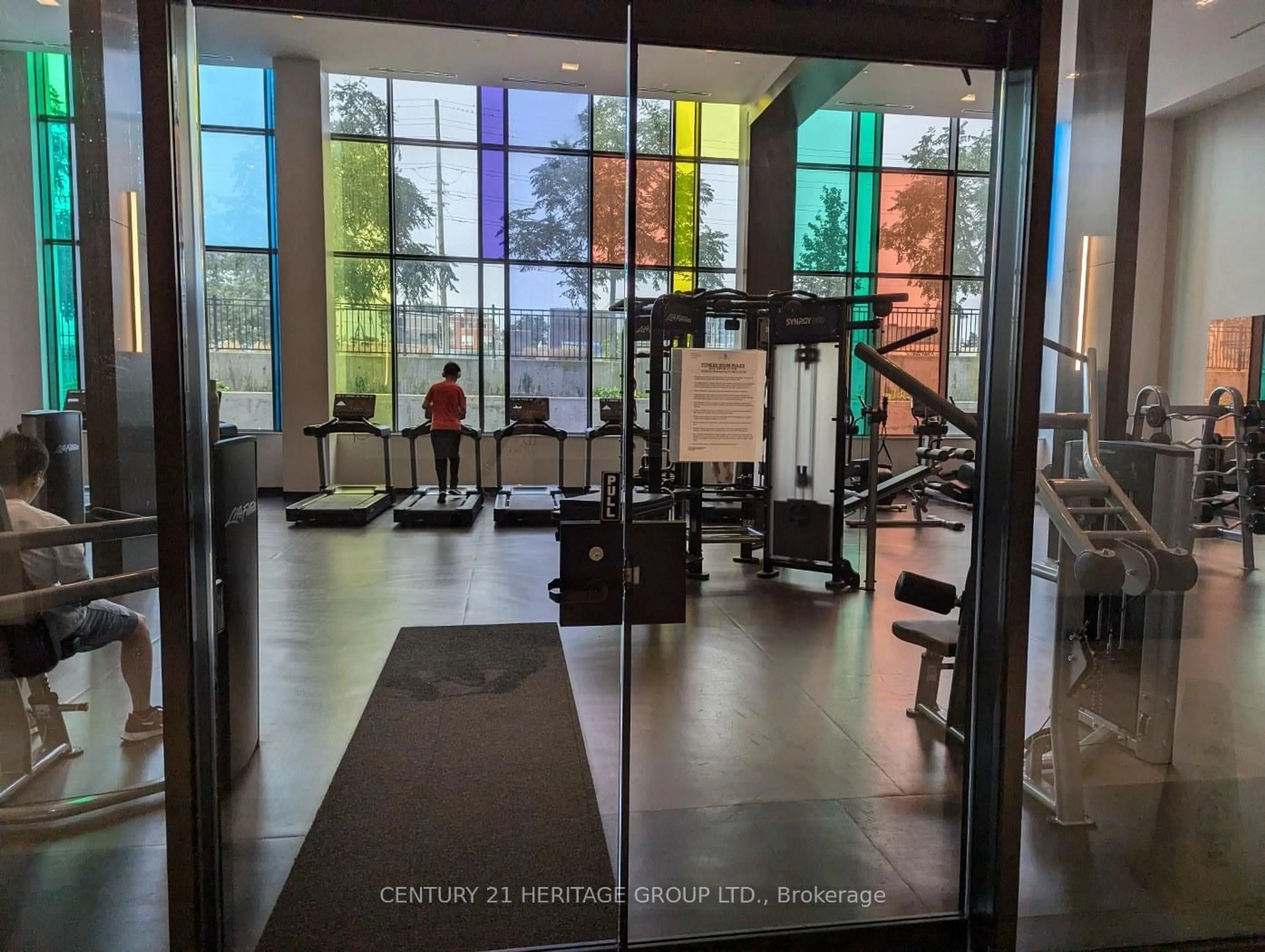 Gym or fitness room for 12 Gandhi Lane #1703, Markham Ontario L3T 0G8