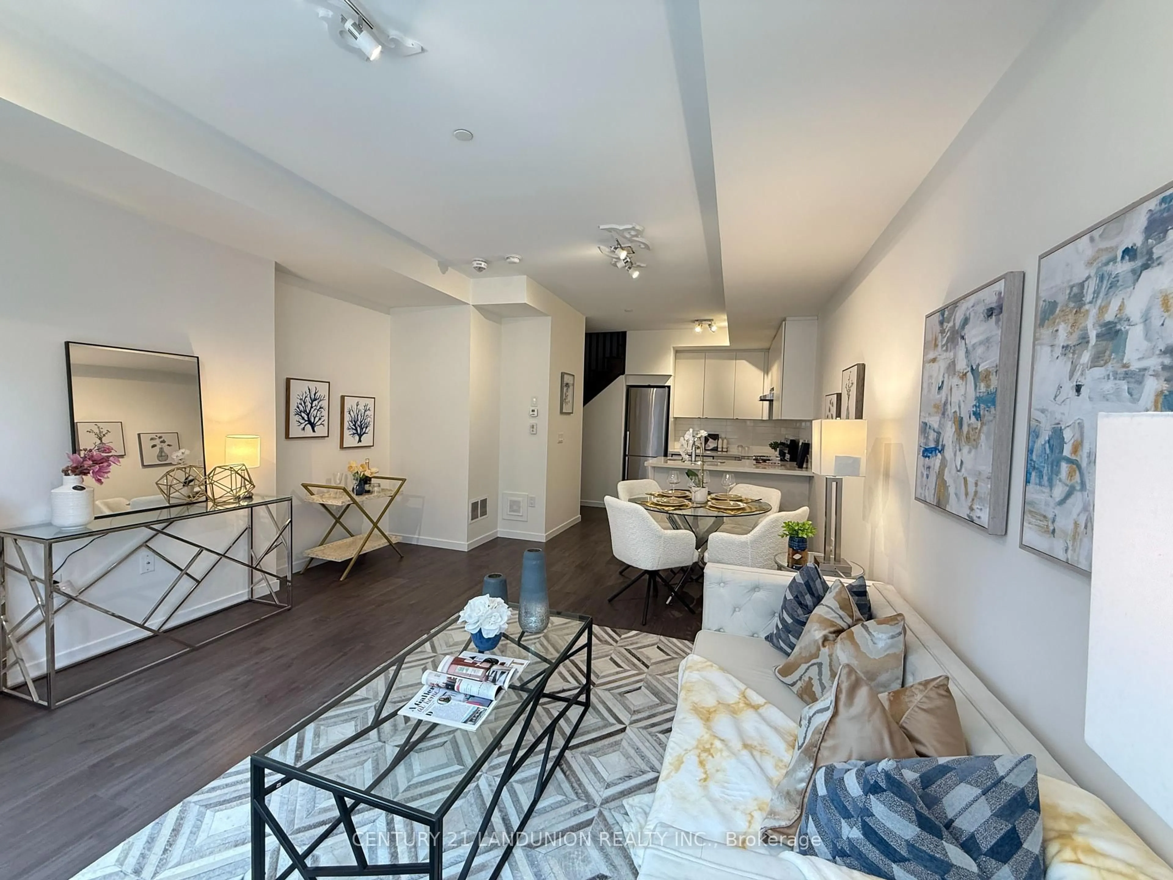 Living room with furniture, unknown for 300 Alex Gardner Circ #57, Aurora Ontario L4G 3G5