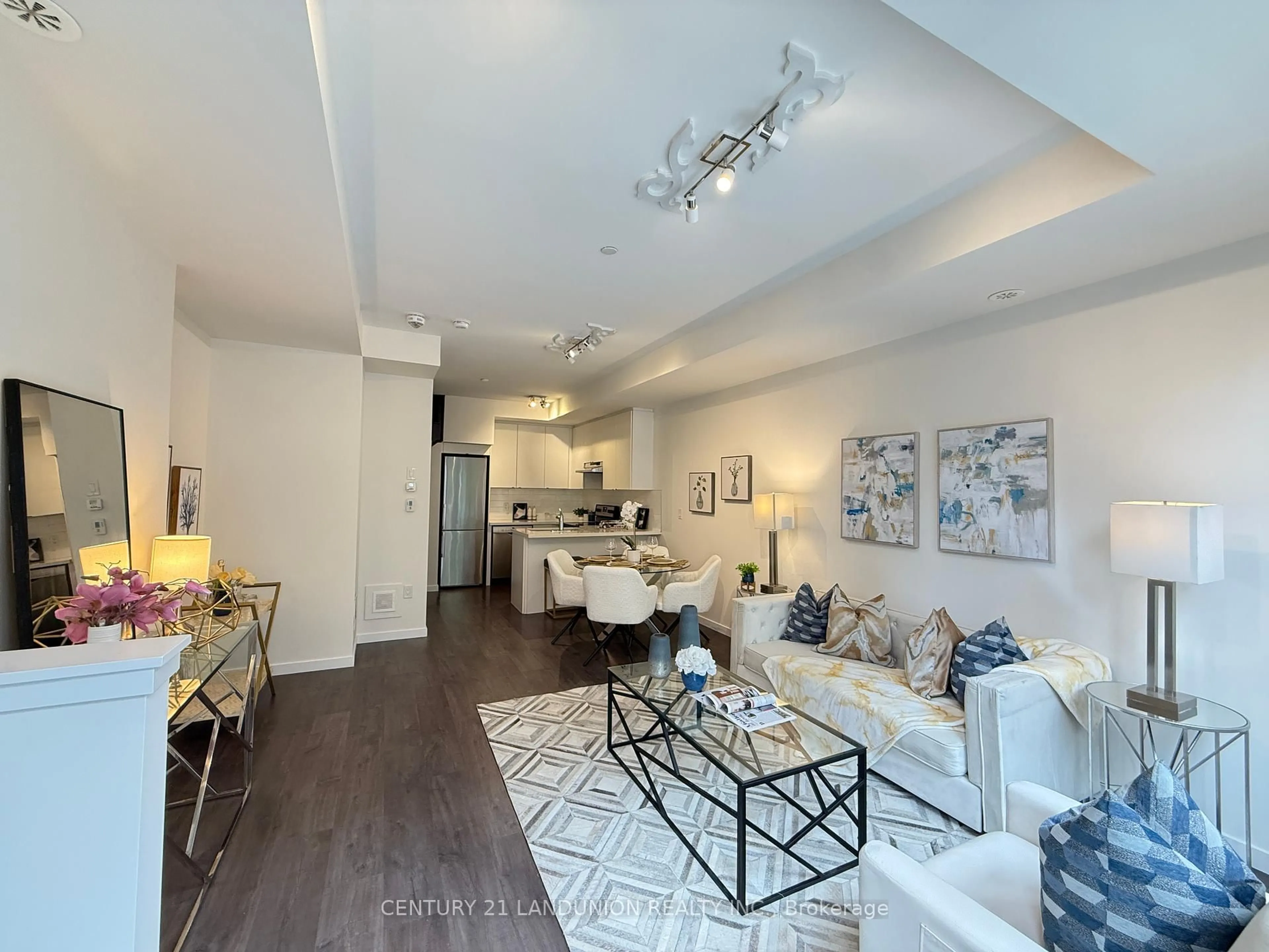 Living room with furniture, unknown for 300 Alex Gardner Circ #57, Aurora Ontario L4G 3G5