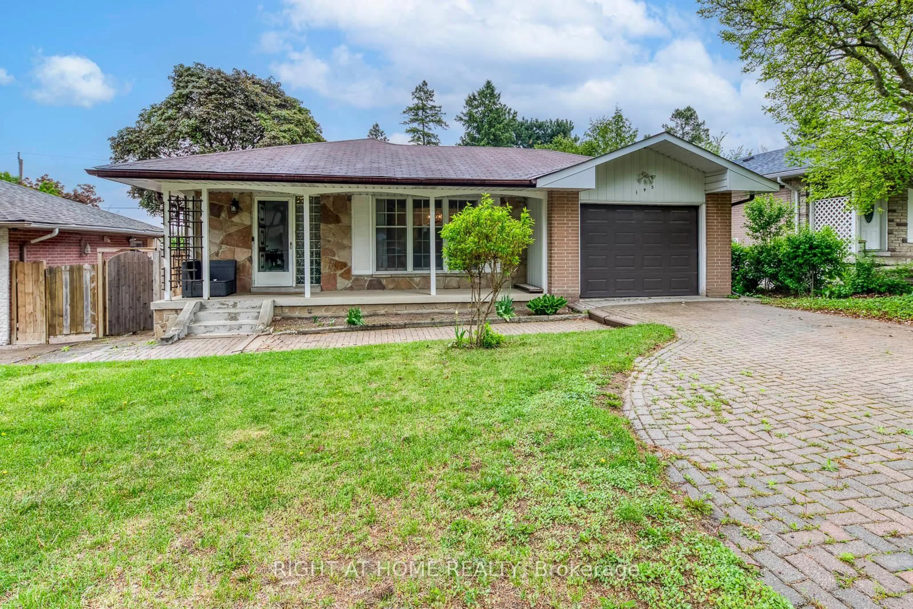 Home with brick exterior material, street for 145 Highland Park Blvd, Markham Ontario L3T 1B8