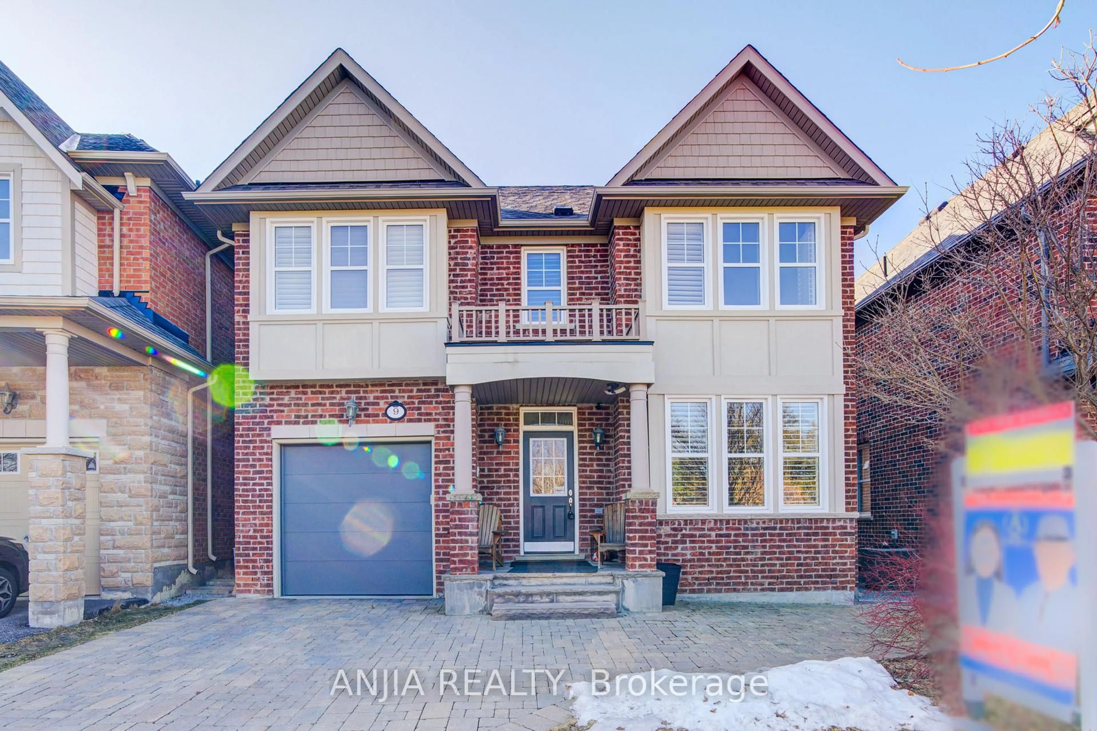 Home with brick exterior material, street for 9 Cecil Nichols Ave, Markham Ontario L6C 0L8