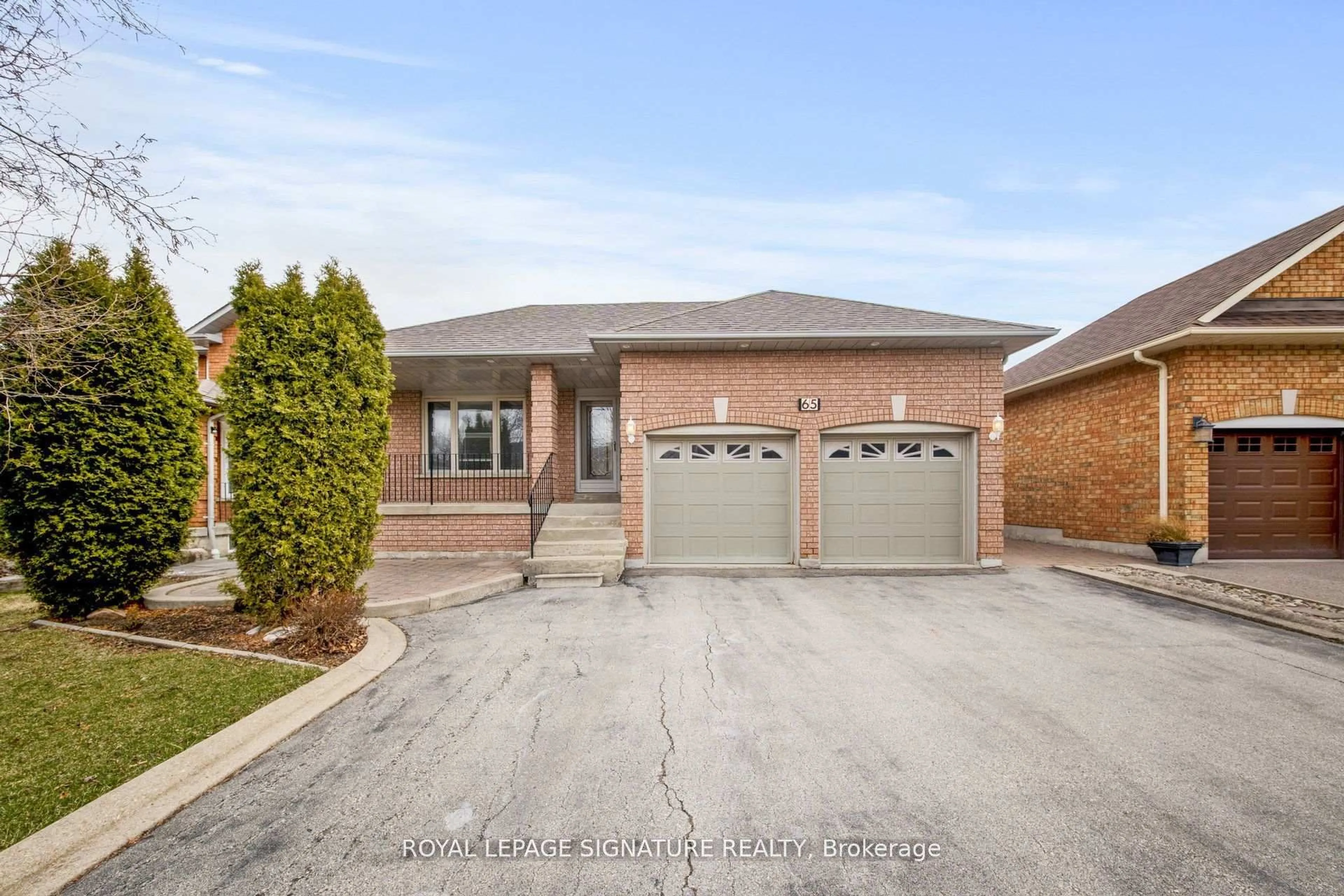 Home with brick exterior material, street for 65 Gates Rd, Vaughan Ontario L4L 8R6