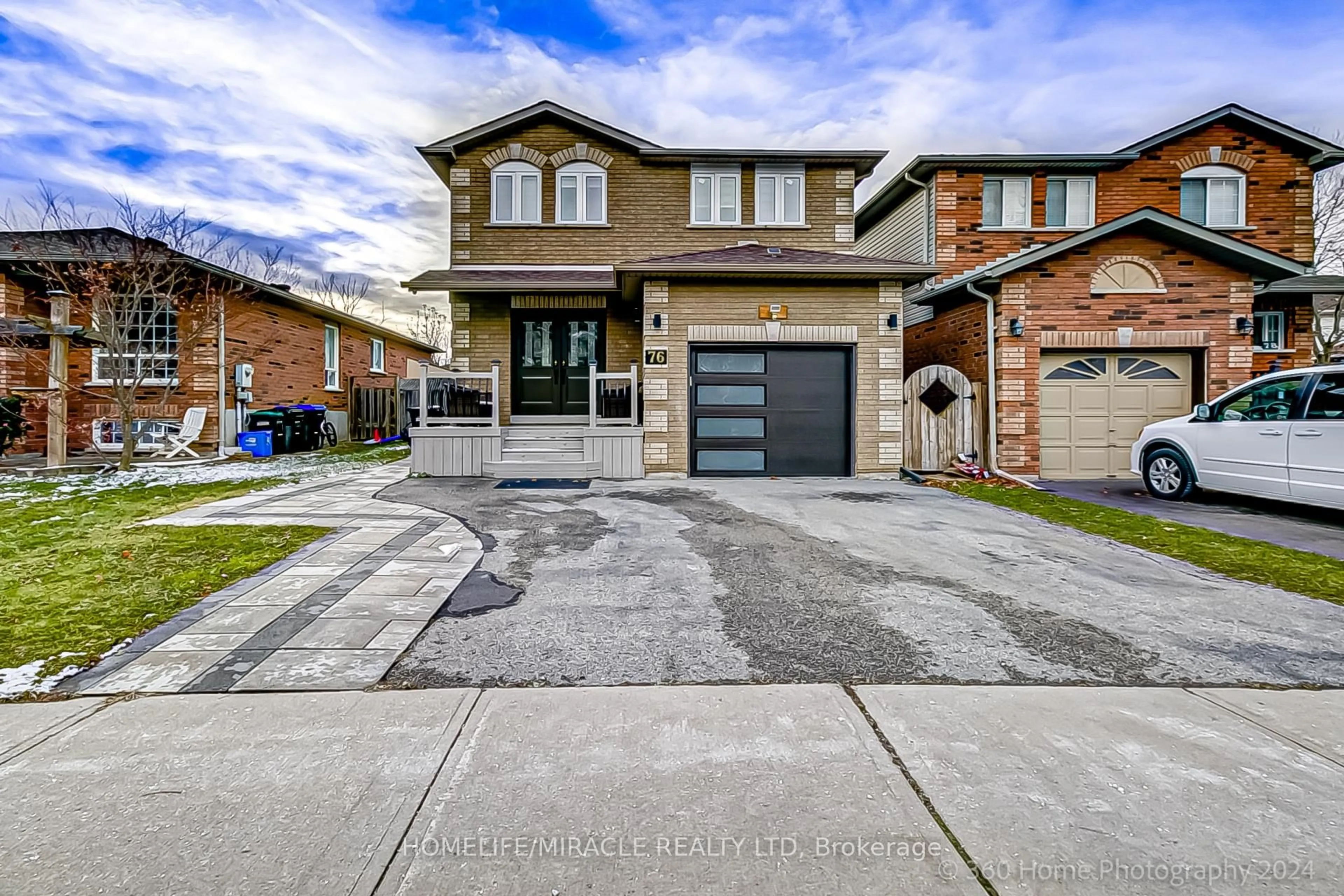 Home with brick exterior material, street for 76 Kate Aitken Cres, New Tecumseth Ontario L0G 1A0
