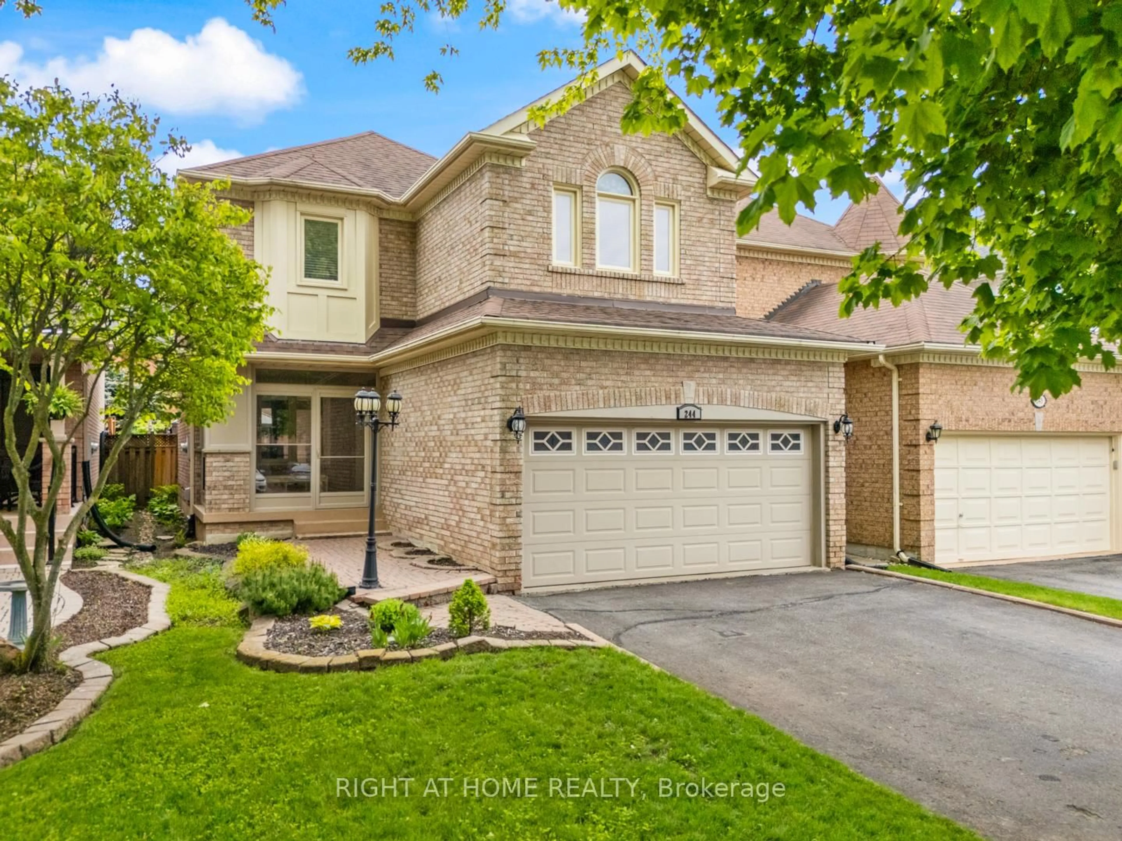 Home with brick exterior material, street for 244 Rushbrook Dr, Newmarket Ontario L3X 2E3