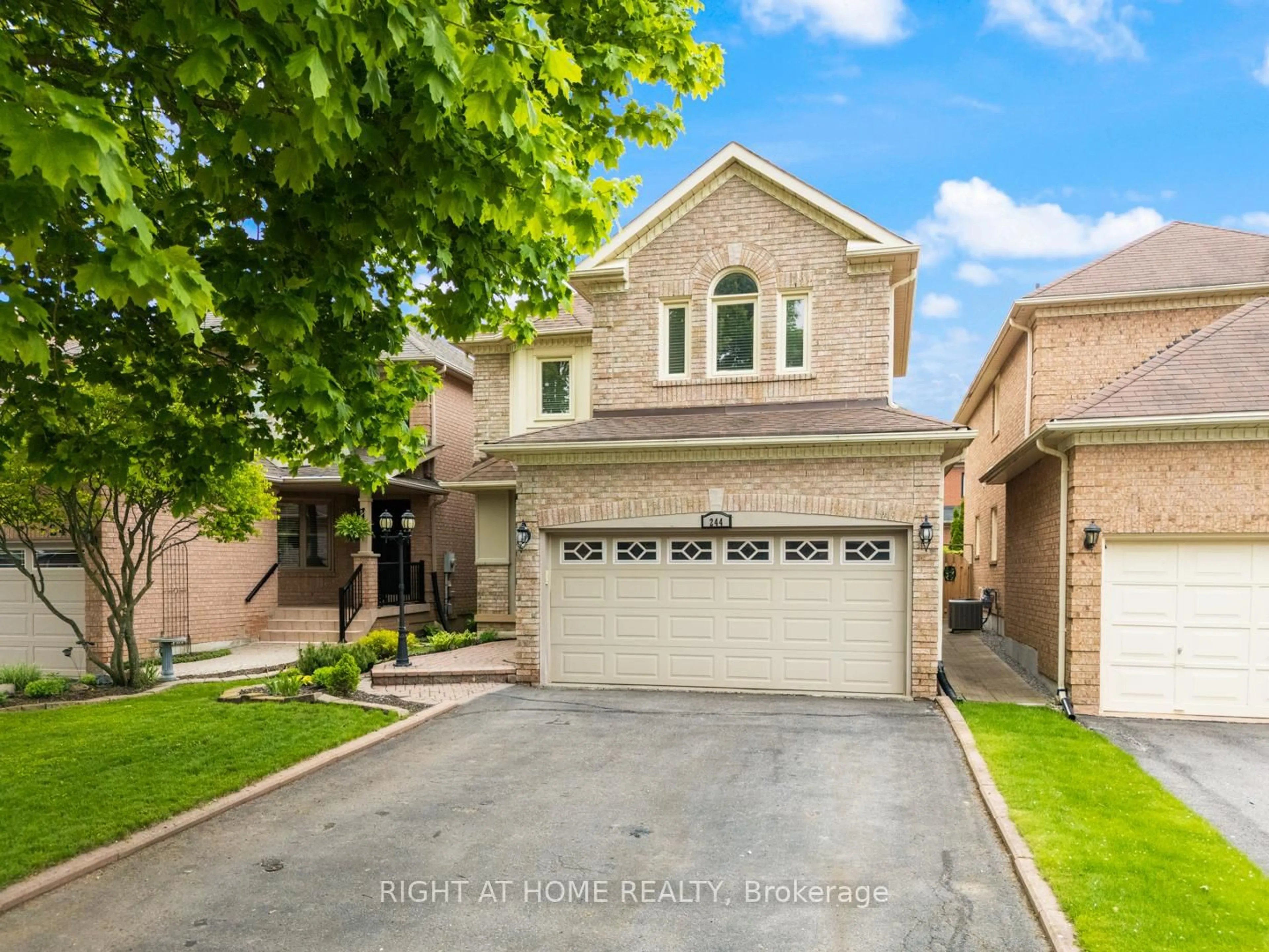 Home with brick exterior material, street for 244 Rushbrook Dr, Newmarket Ontario L3X 2E3