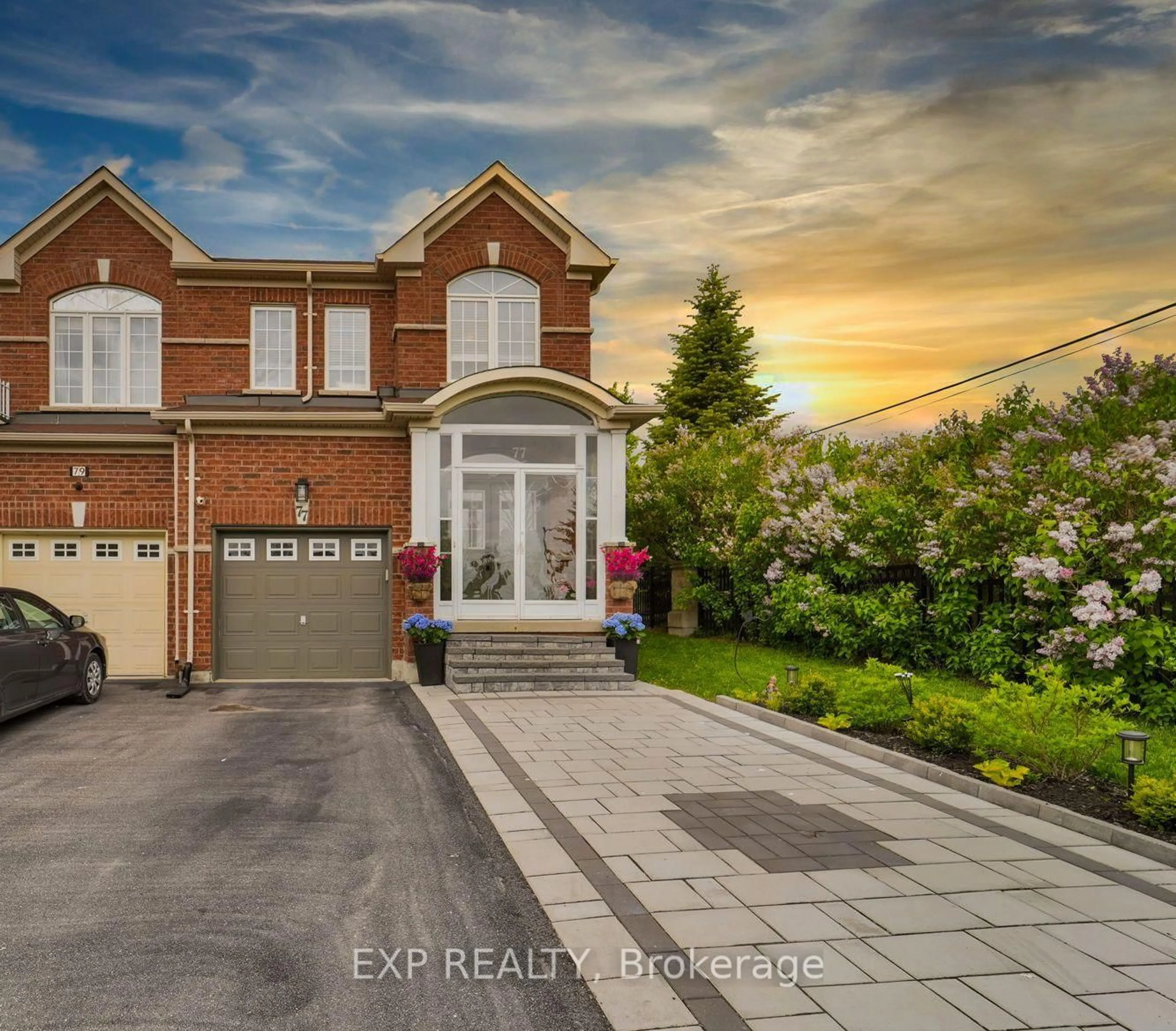 Home with brick exterior material, street for 77 Catalpa Cres, Vaughan Ontario L6A 0R6