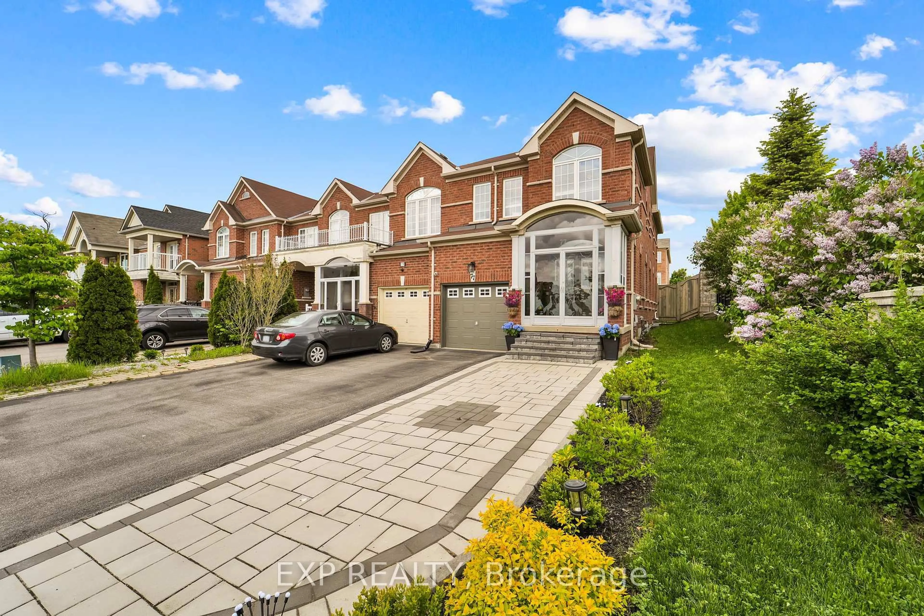 Home with brick exterior material, street for 77 Catalpa Cres, Vaughan Ontario L6A 0R6