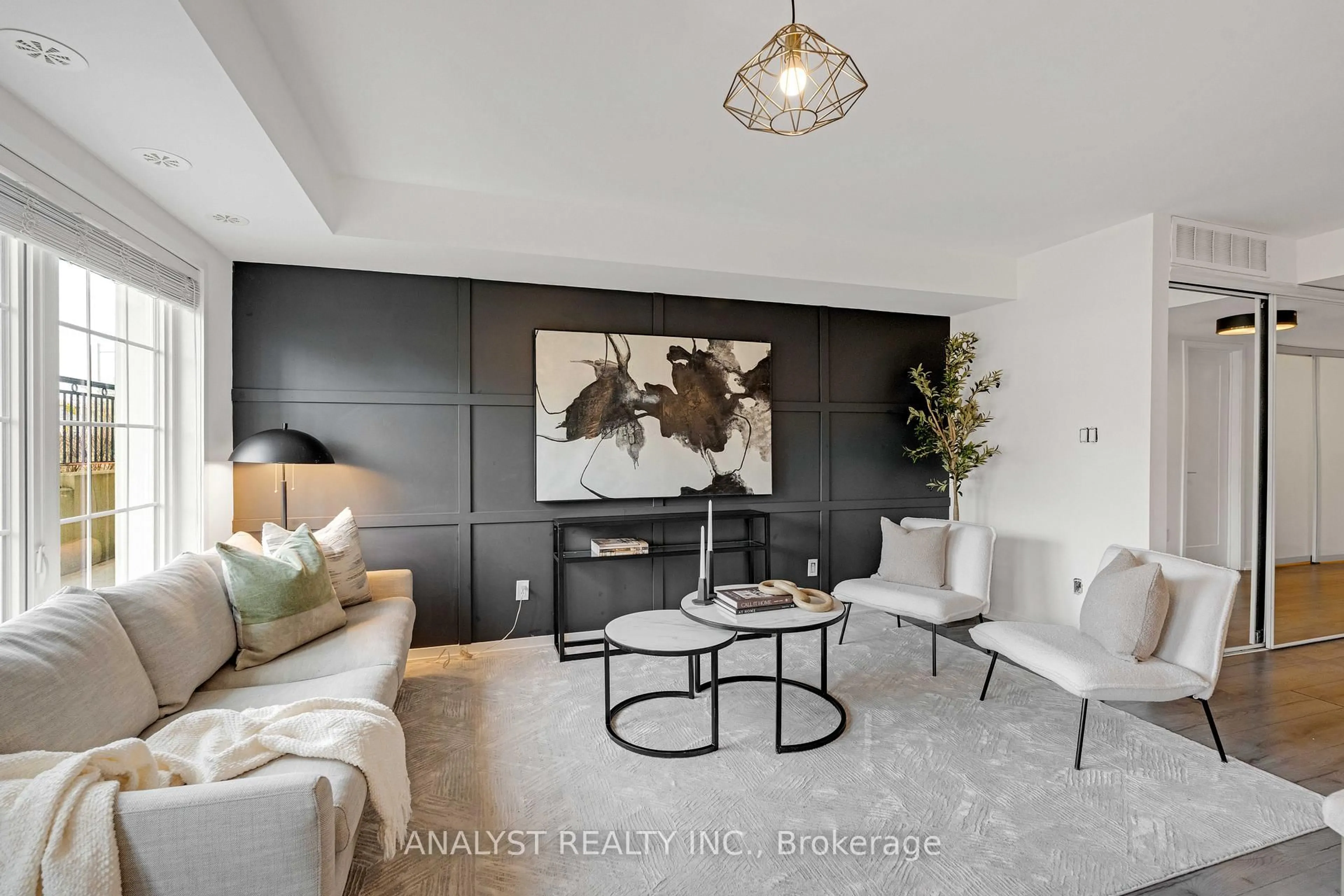Living room with furniture, unknown for 26 Bruce St #E04, Vaughan Ontario L4L 0H4