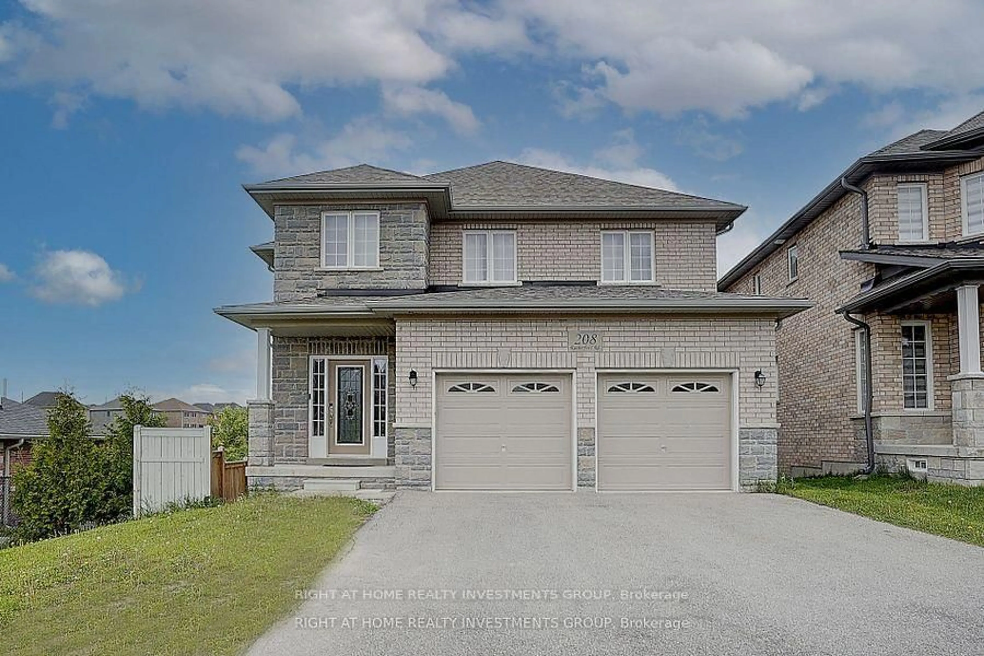 Home with brick exterior material, street for 208 Rutherford Rd, Bradford West Gwillimbury Ontario L3Z 0X5