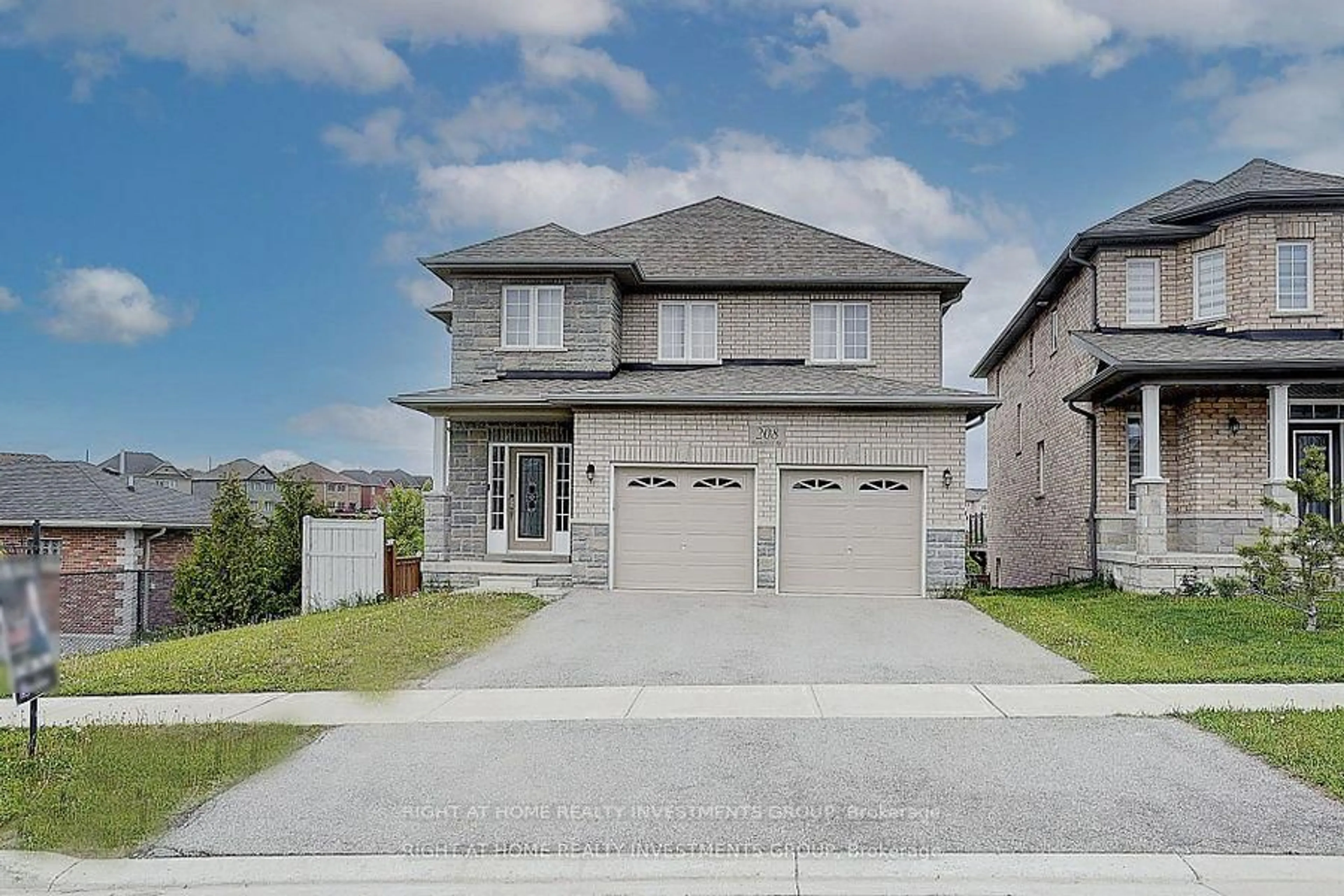 Home with brick exterior material, street for 208 Rutherford Rd, Bradford West Gwillimbury Ontario L3Z 0X5
