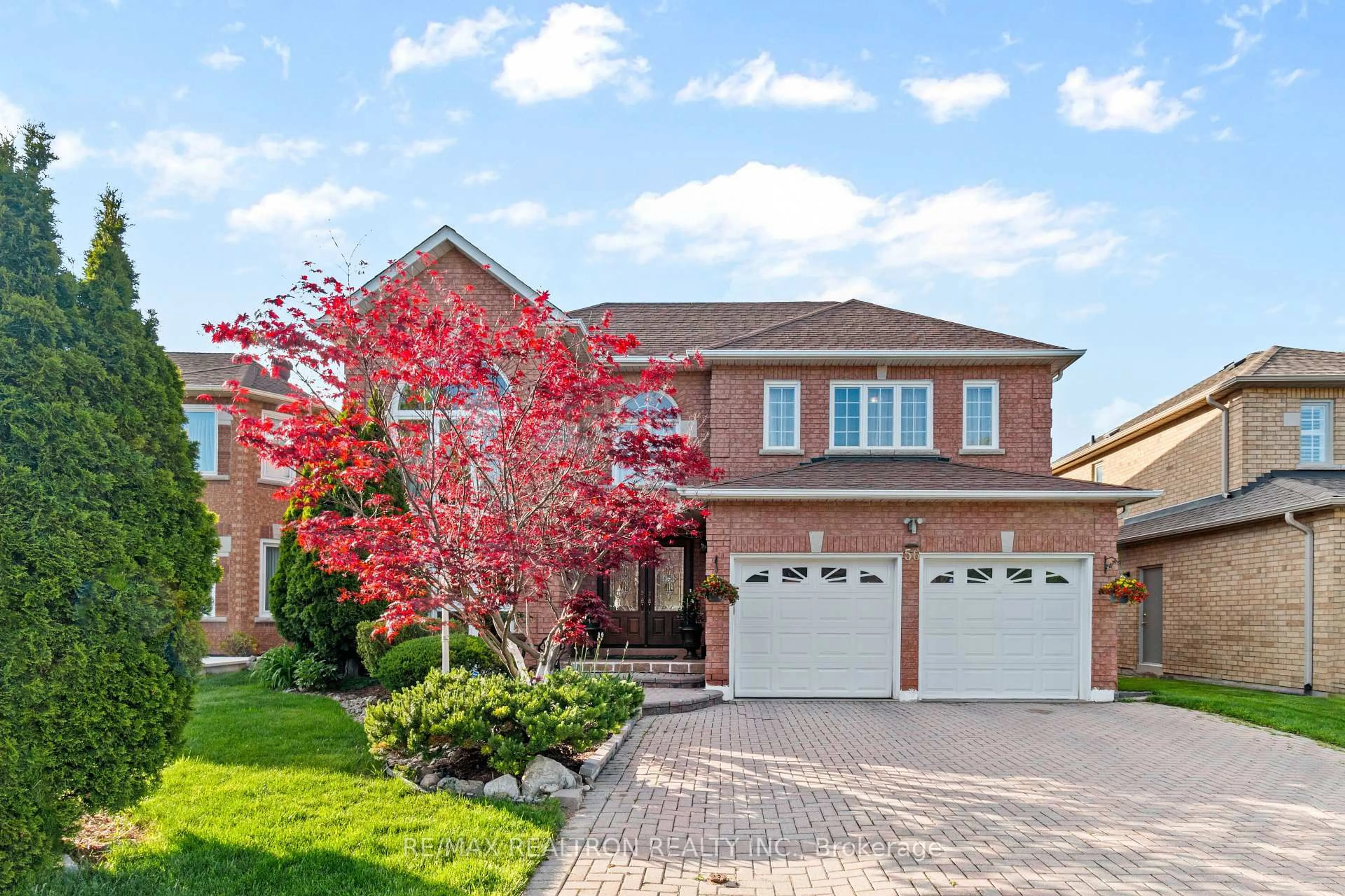 Home with brick exterior material, street for 56 Sadot Crt, Vaughan Ontario L4J 8A8