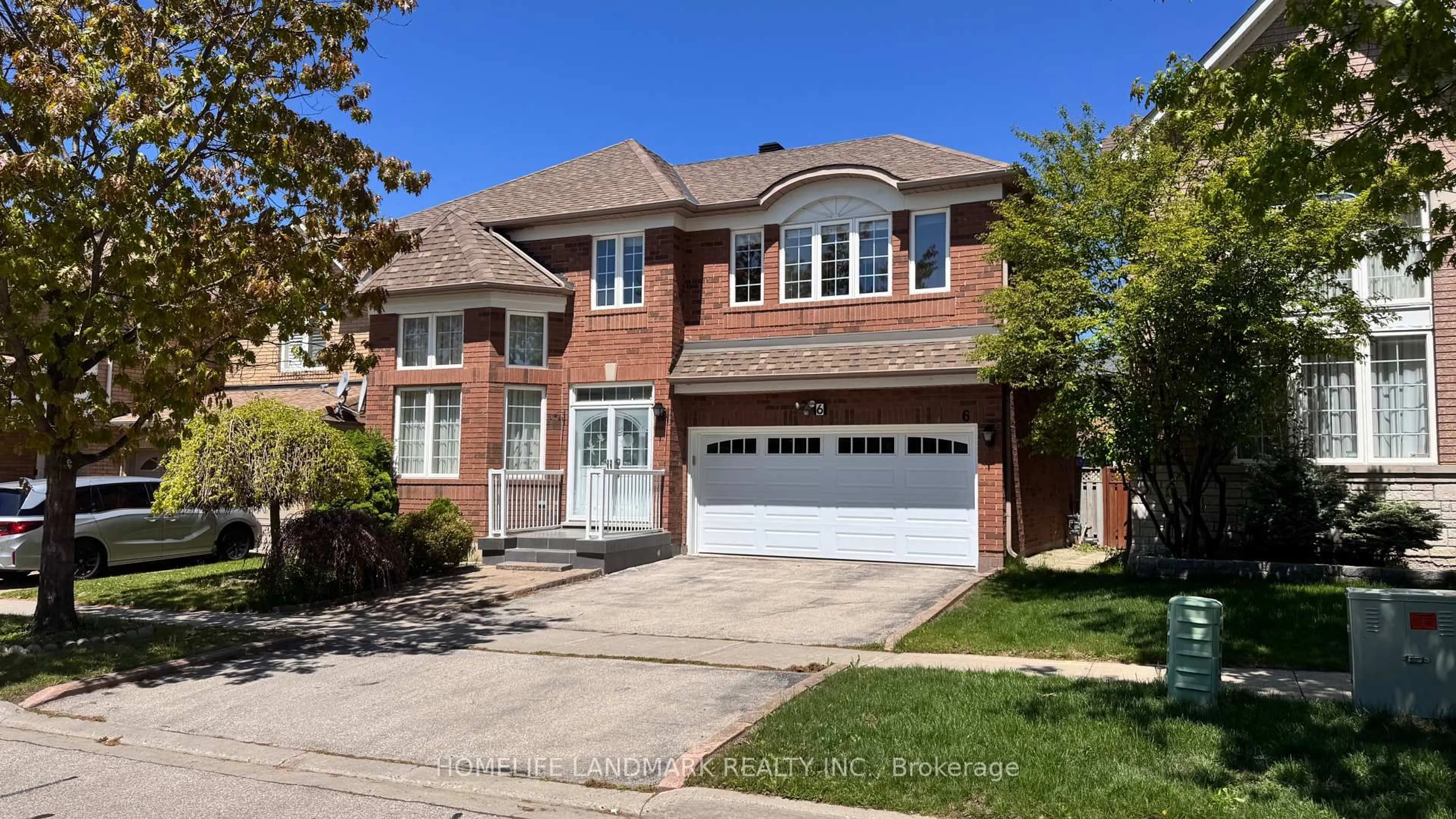 Home with brick exterior material, street for 6 Saxony Dr, Markham Ontario L6C 2B5