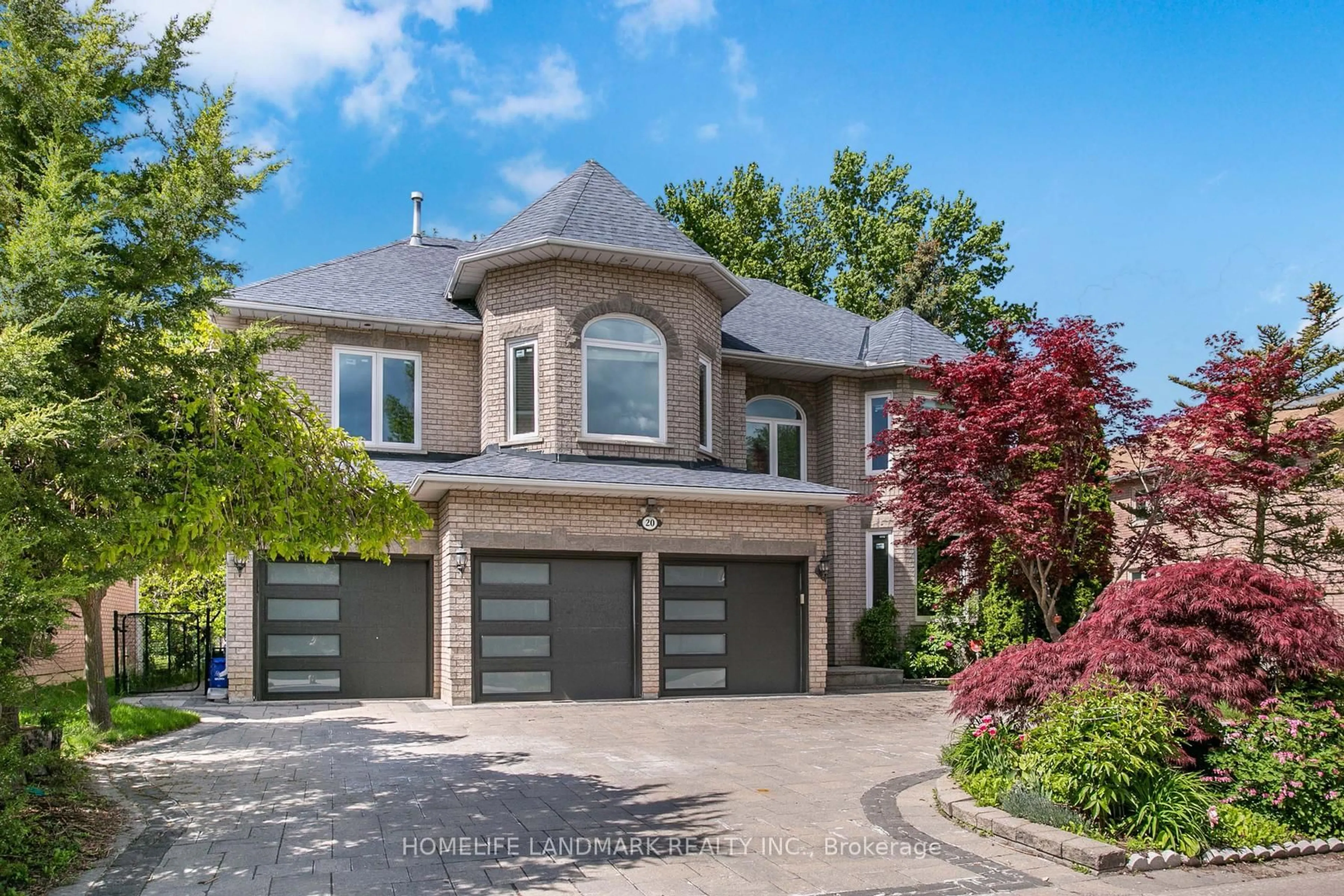 Home with brick exterior material, street for 20 Pathlane Rd, Richmond Hill Ontario L4B 4A5