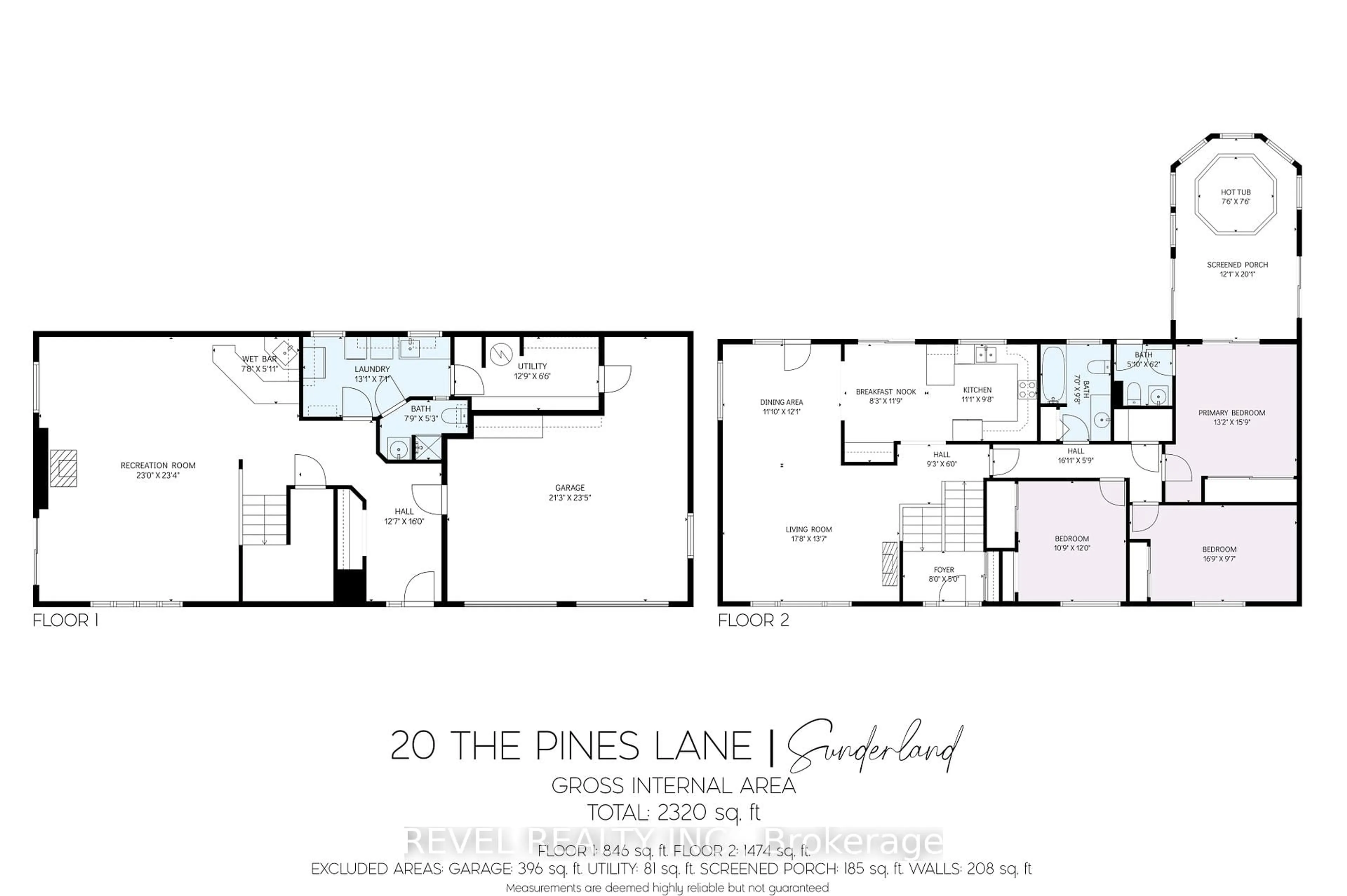 Floor plan for 20 The Pines Lane, Brock Ontario L0C 1H0