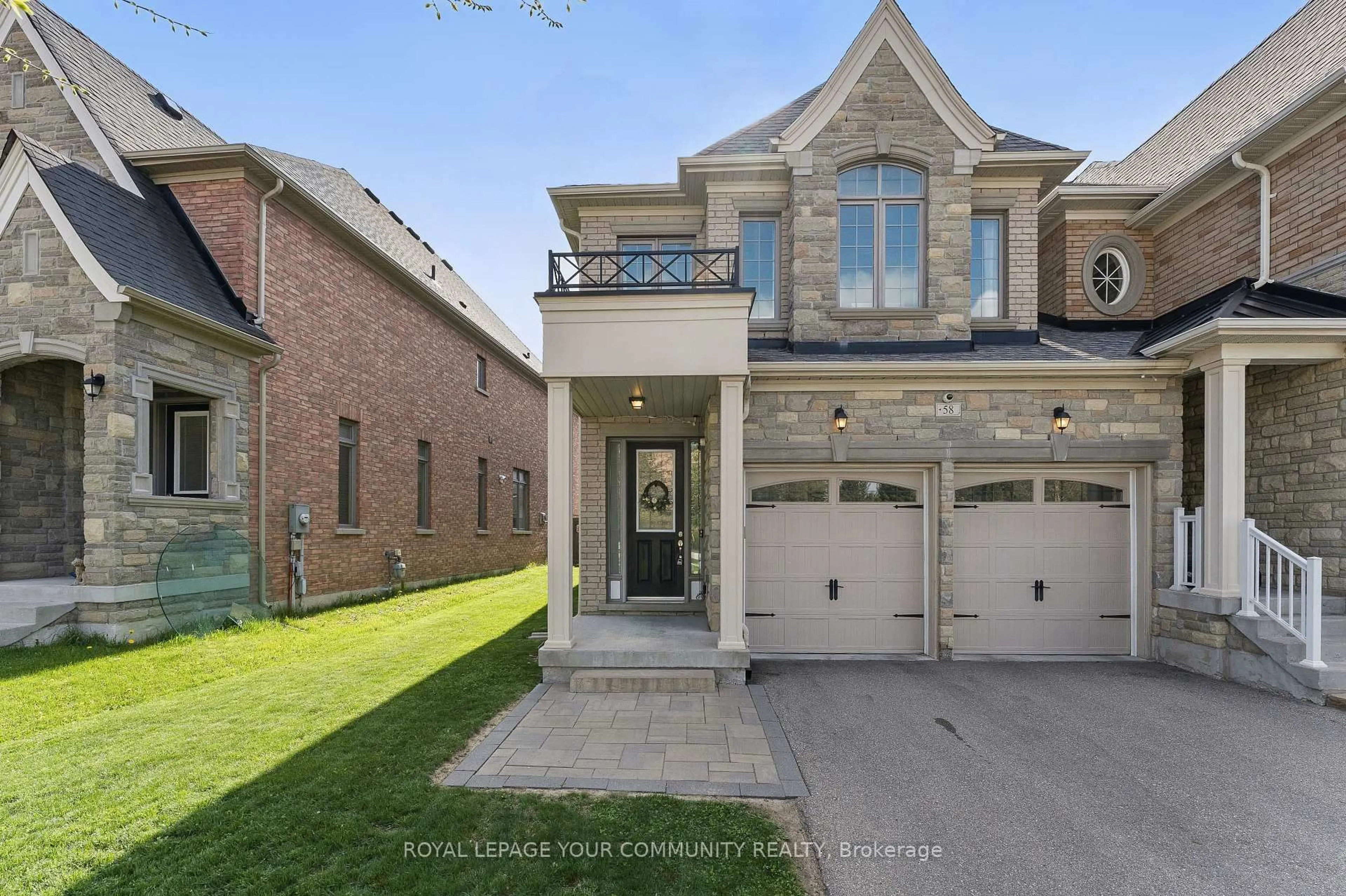 Home with brick exterior material, street for 58 Wells Orchard Cres, King Ontario L7B 0C6