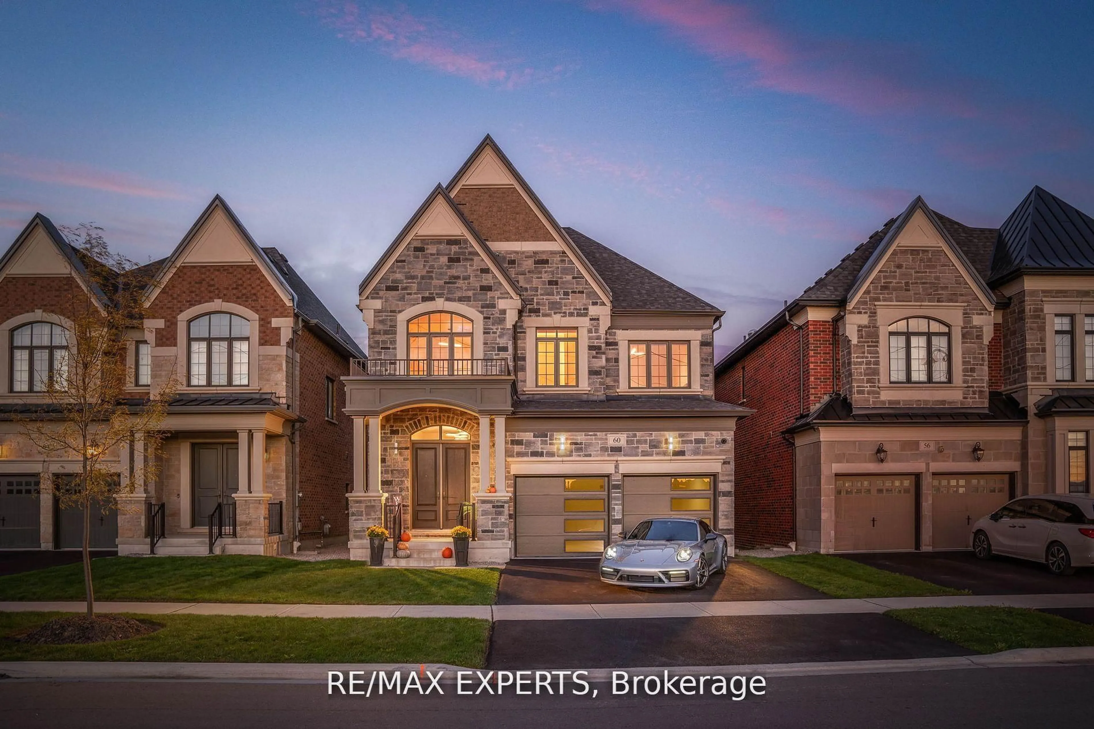 Home with brick exterior material, street for 60 Rosshaven Cres, Vaughan Ontario L4H 5C6