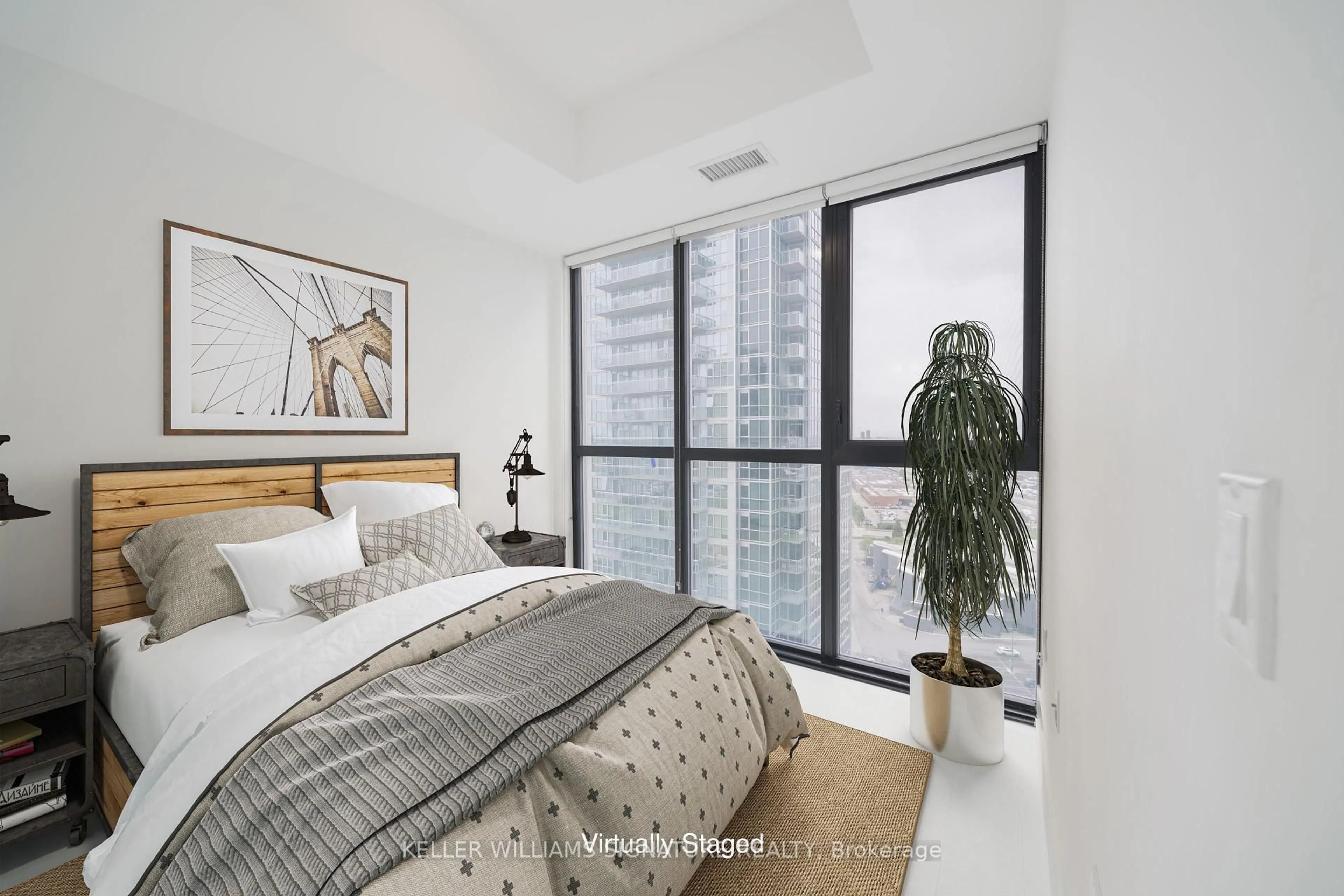 Bedroom with bed, unknown for 2916 Highway 7 N/A #1601, Vaughan Ontario L4K 0K6