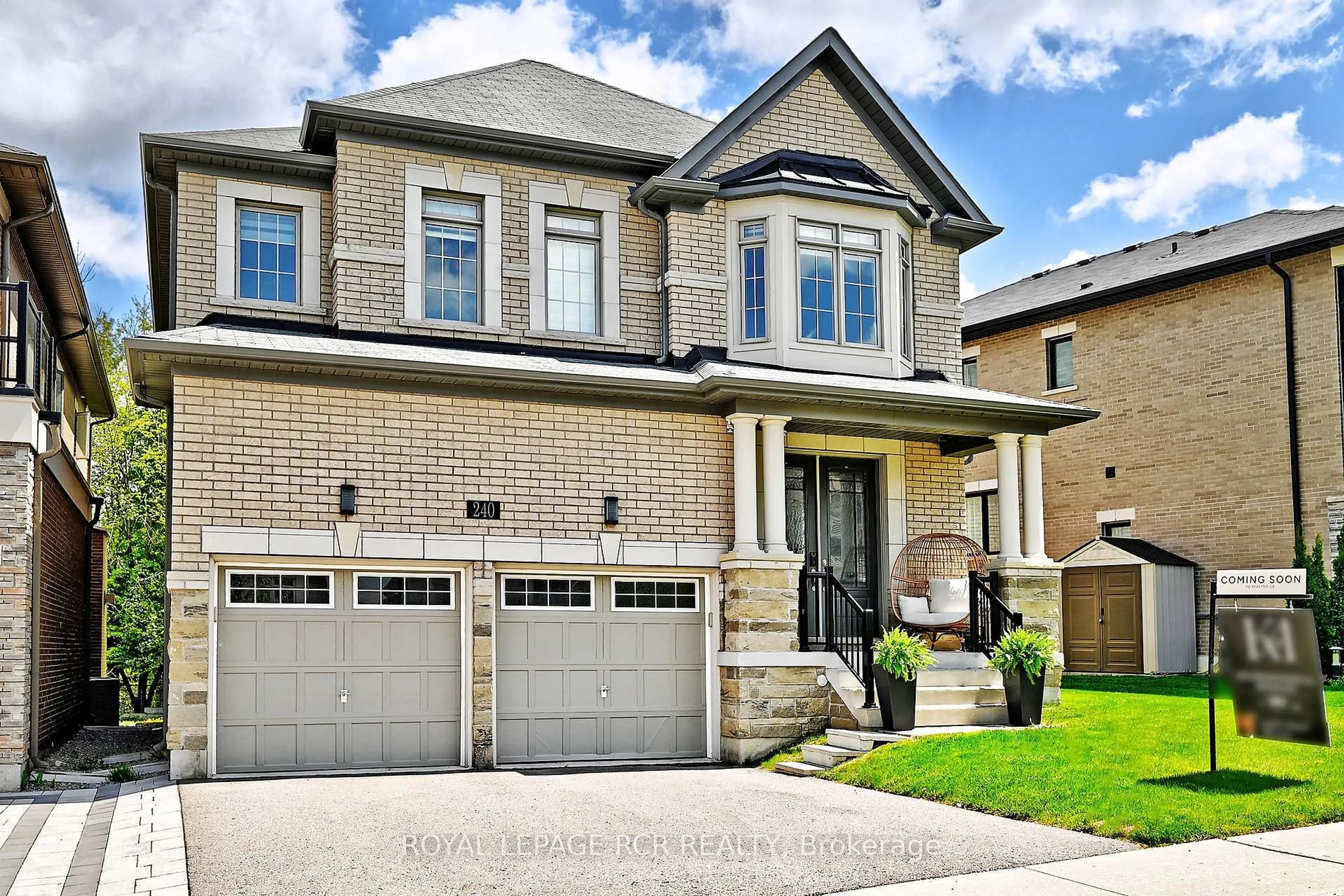 Home with brick exterior material, street for 240 Conklin Cres, Aurora Ontario L4G 0Z4