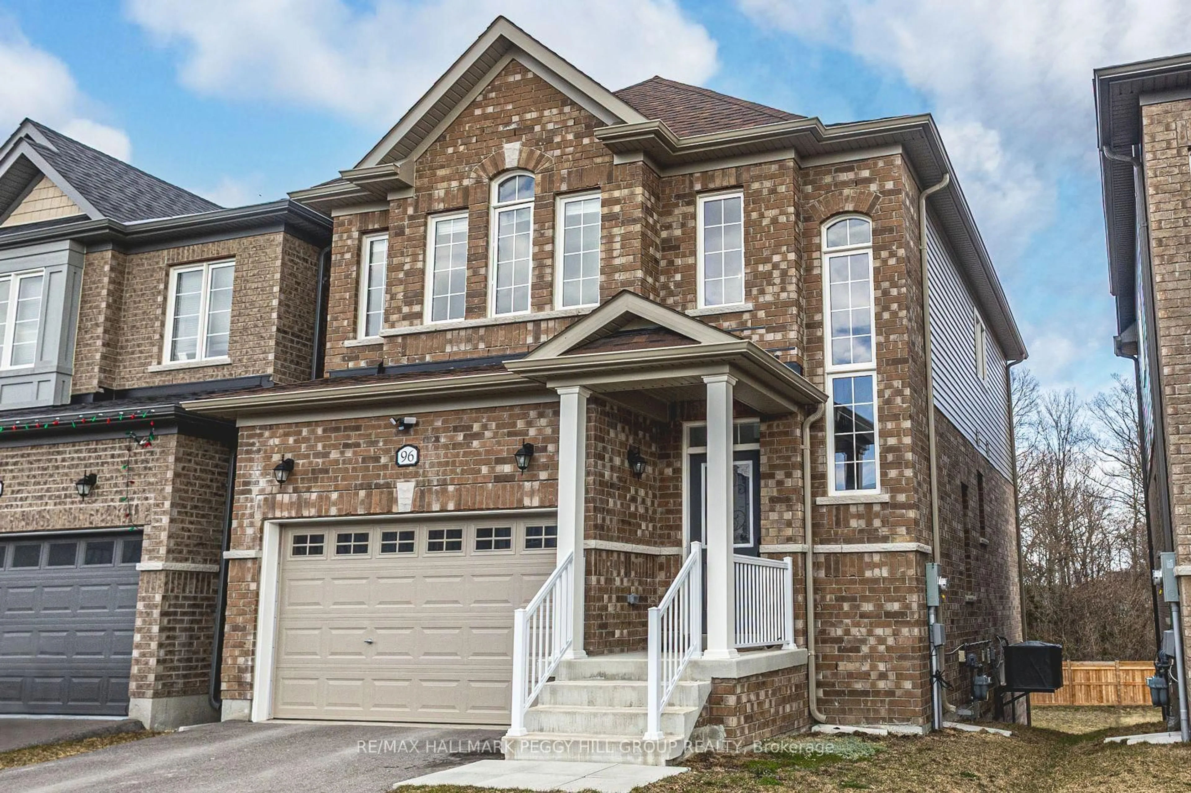 Home with brick exterior material, street for 96 Wood Cres, Essa Ontario L3W 0M5