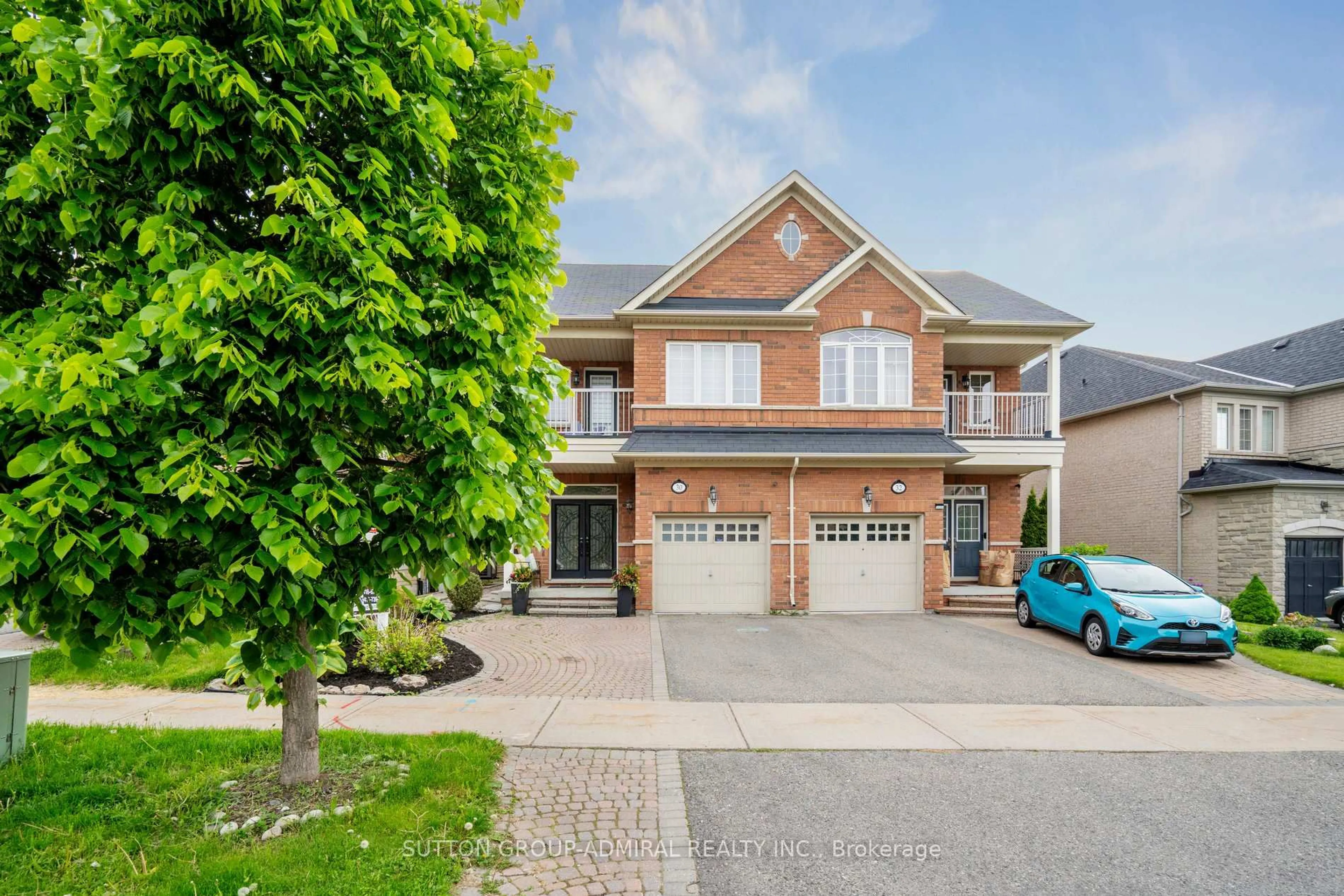Home with brick exterior material, street for 30 Blue Grouse Rd, Vaughan Ontario L6A 4B9