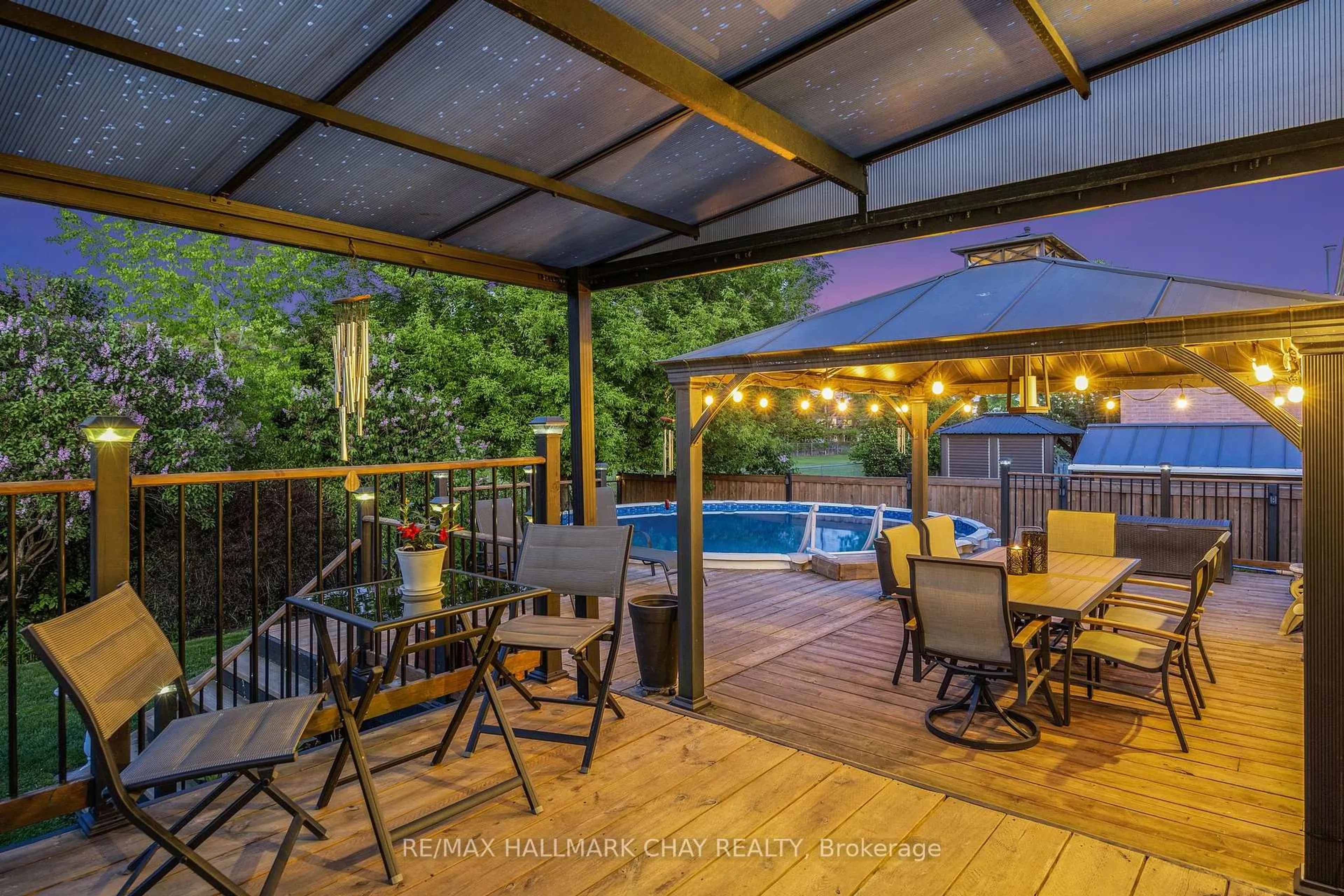 Patio, water/lake/river/ocean view for 23 McCarthy Cres, Essa Ontario L3W 0J3