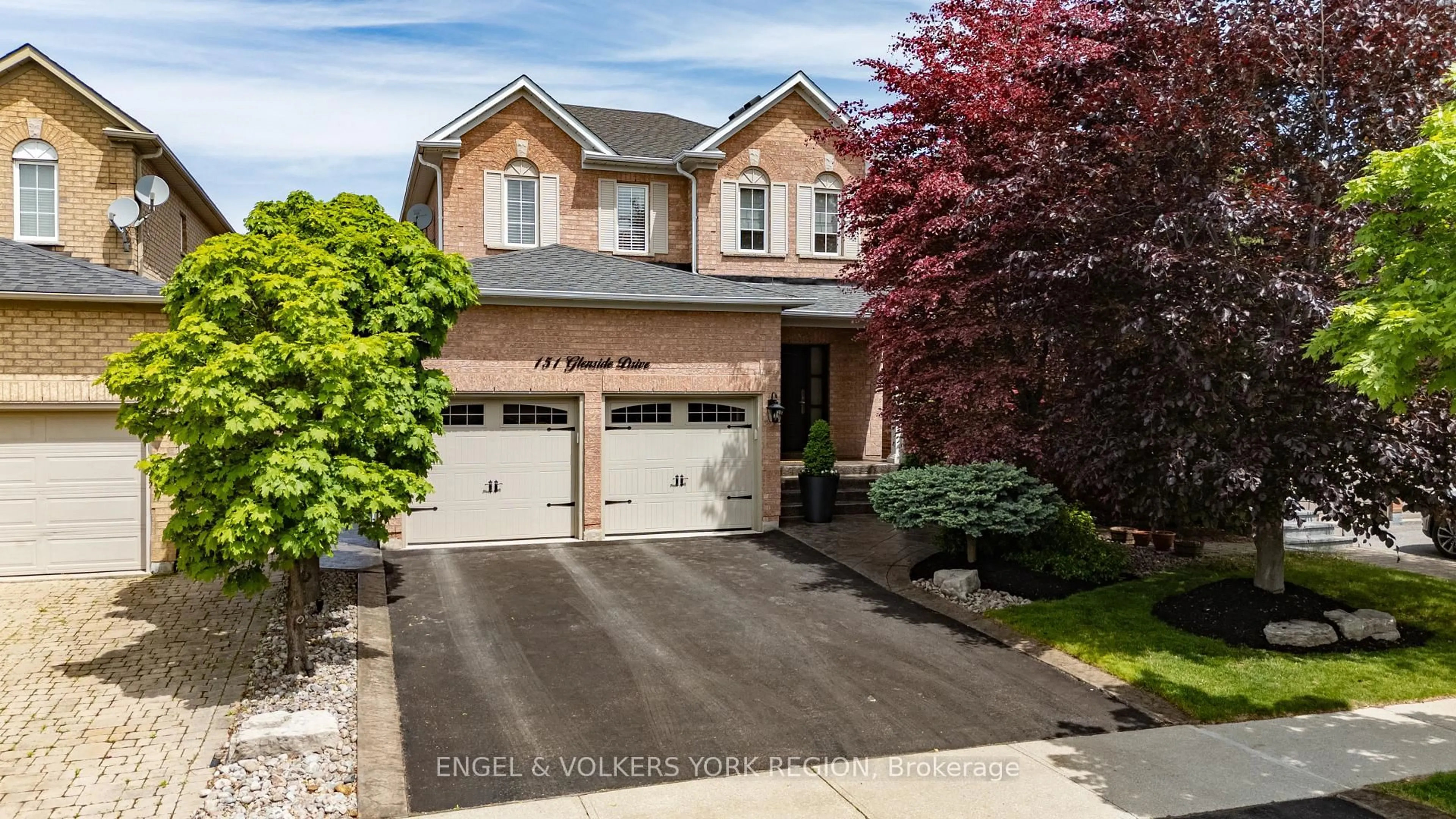Home with brick exterior material, street for 151 Glenside Dr, Vaughan Ontario L6A 2H0