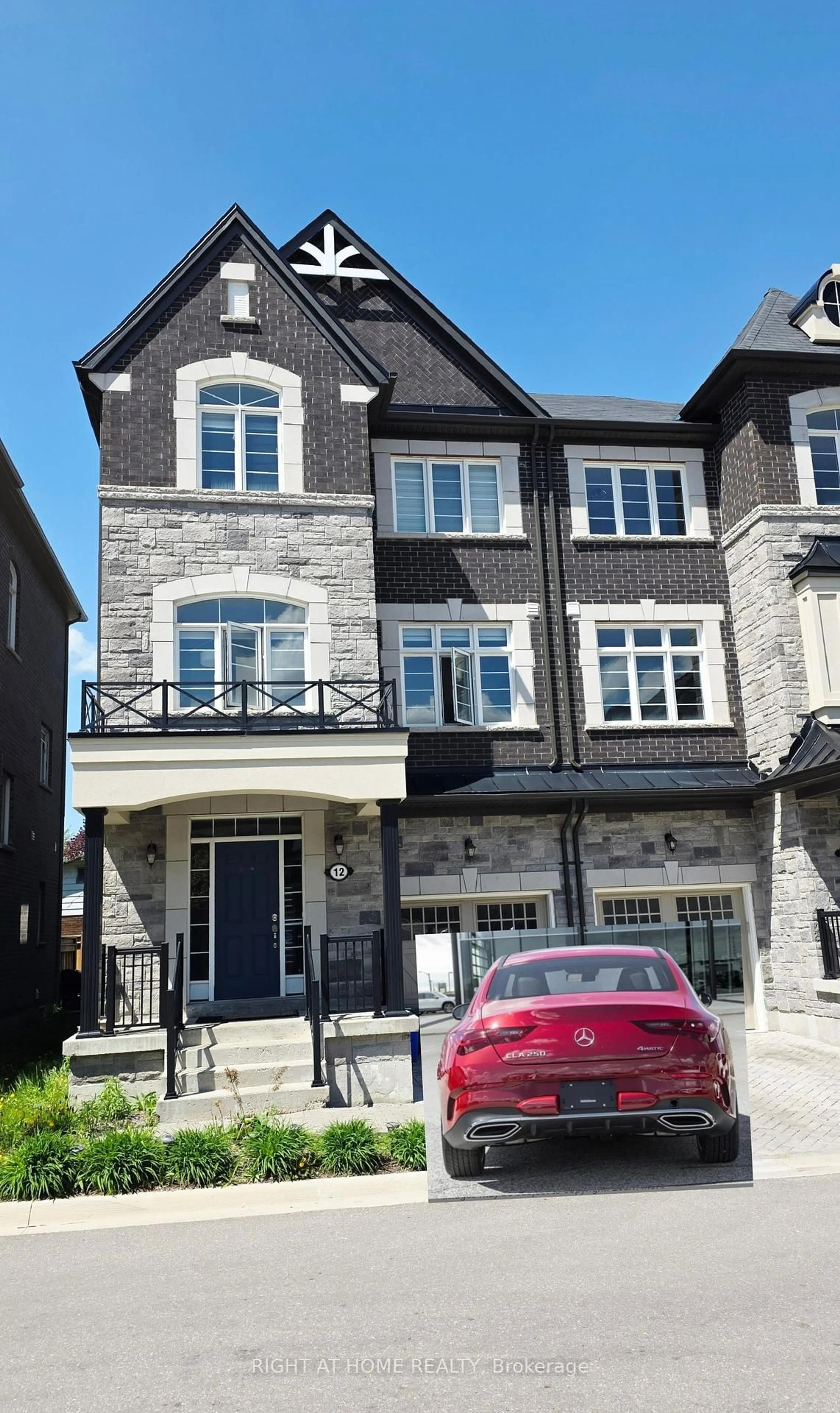 Home with brick exterior material, street for 12 Globemaster Lane, Richmond Hill Ontario L4E 1H3