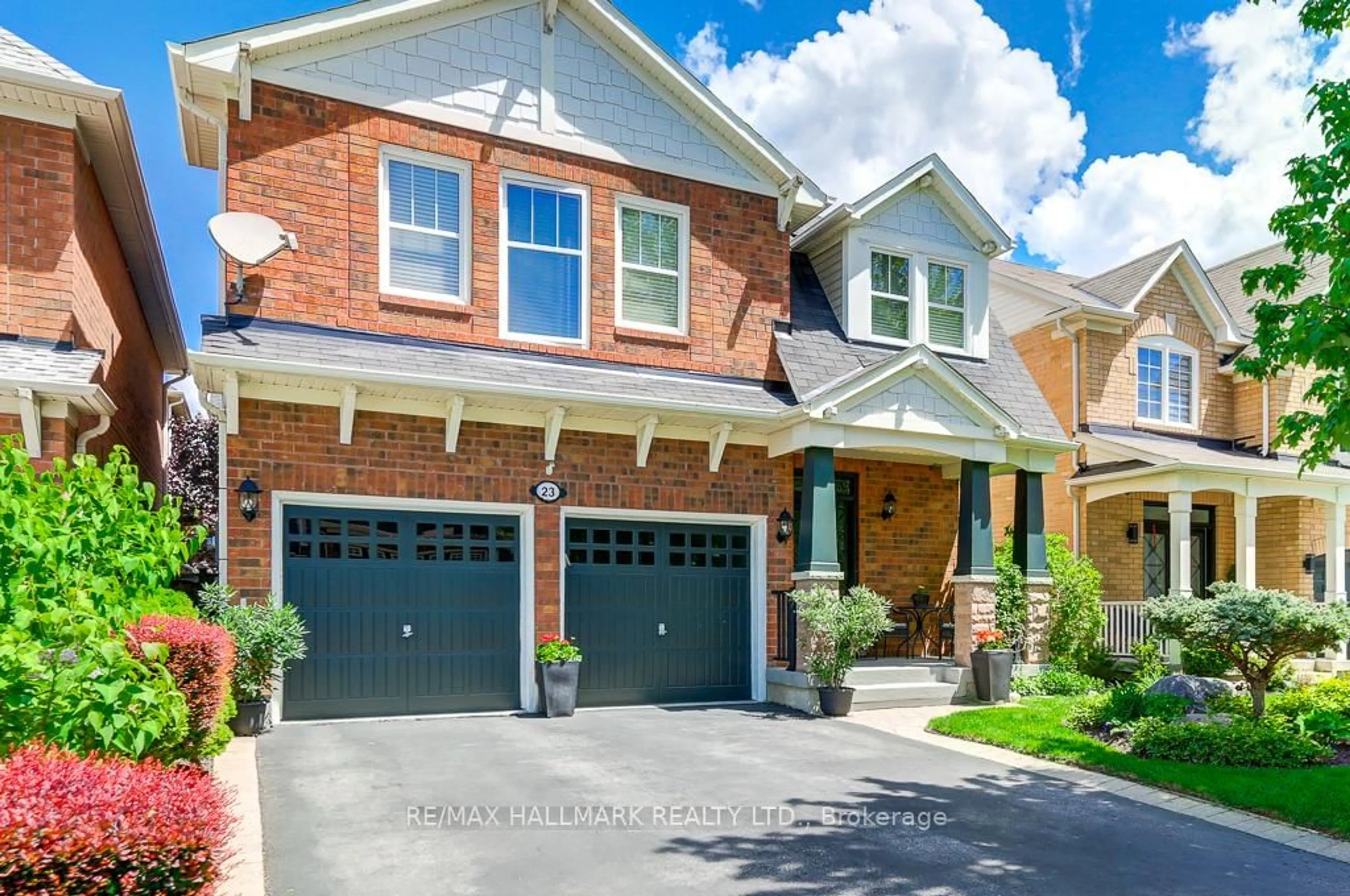 Home with brick exterior material, street for 23 Myron St, Whitchurch-Stouffville Ontario L4A 0M1