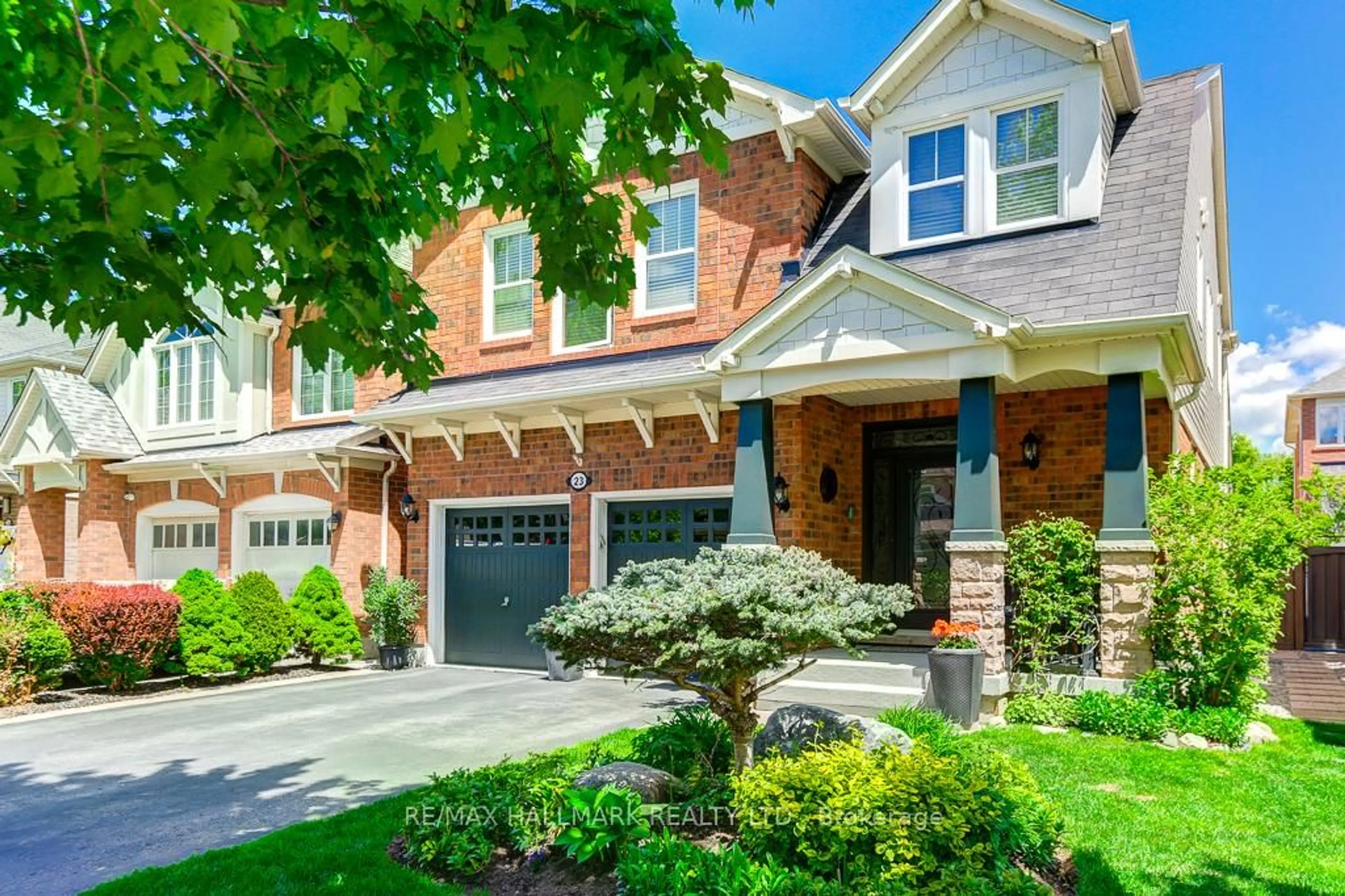 Home with brick exterior material, street for 23 Myron St, Whitchurch-Stouffville Ontario L4A 0M1