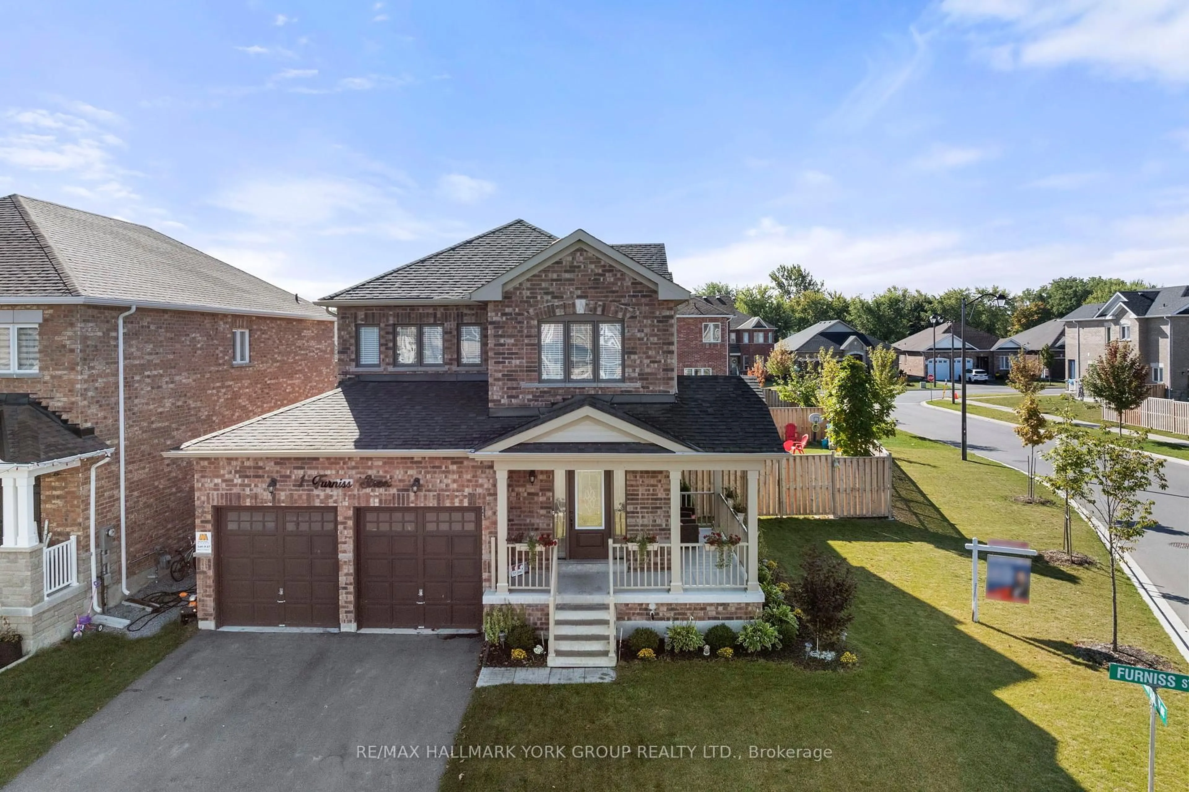 A pic from outside/outdoor area/front of a property/back of a property/a pic from drone, street for 1 Furniss St, Brock Ontario L0K 1A0