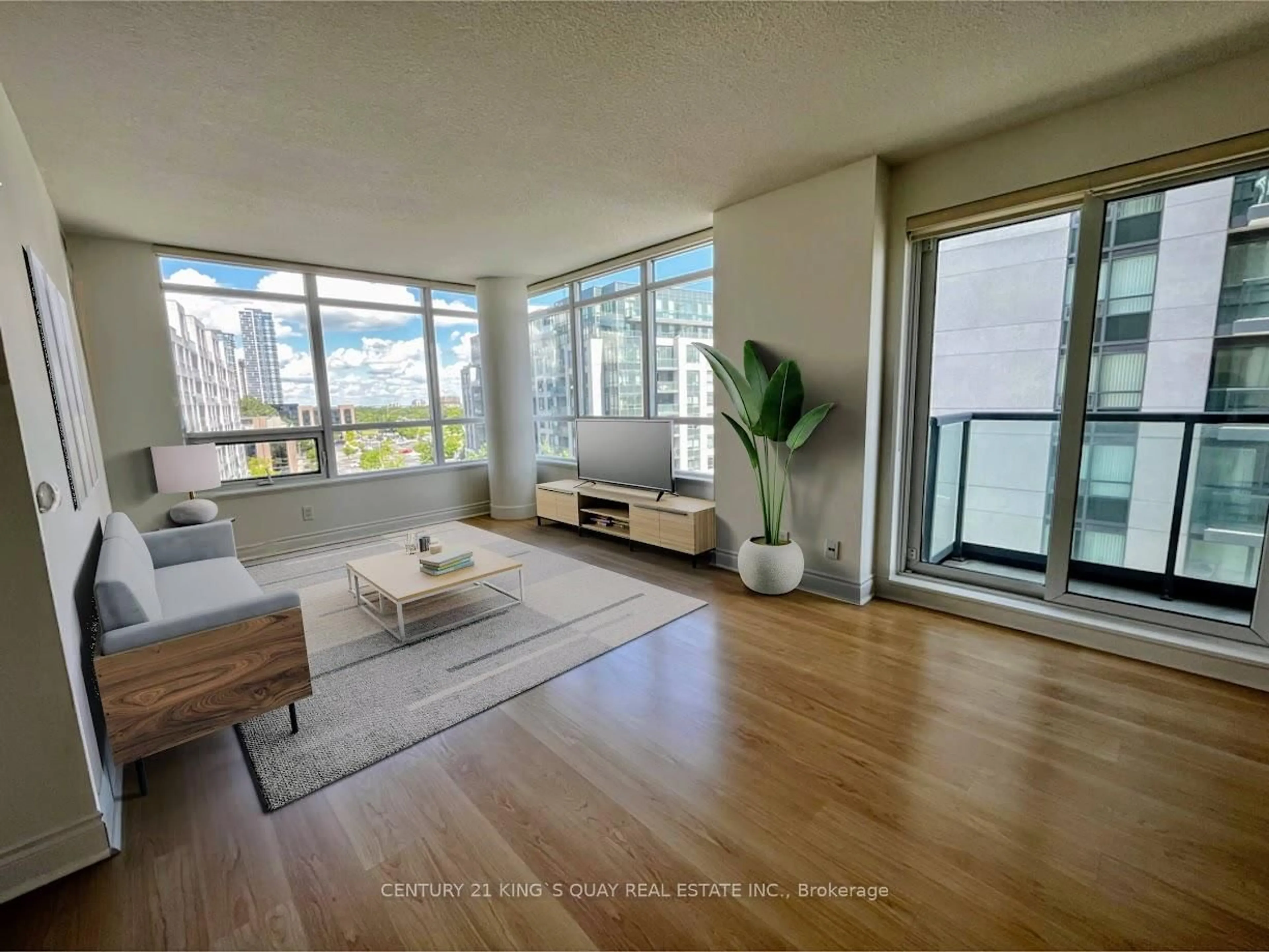 Living room with furniture, unknown for 55 South Town Centre Blvd #702, Markham Ontario L6G 0B1
