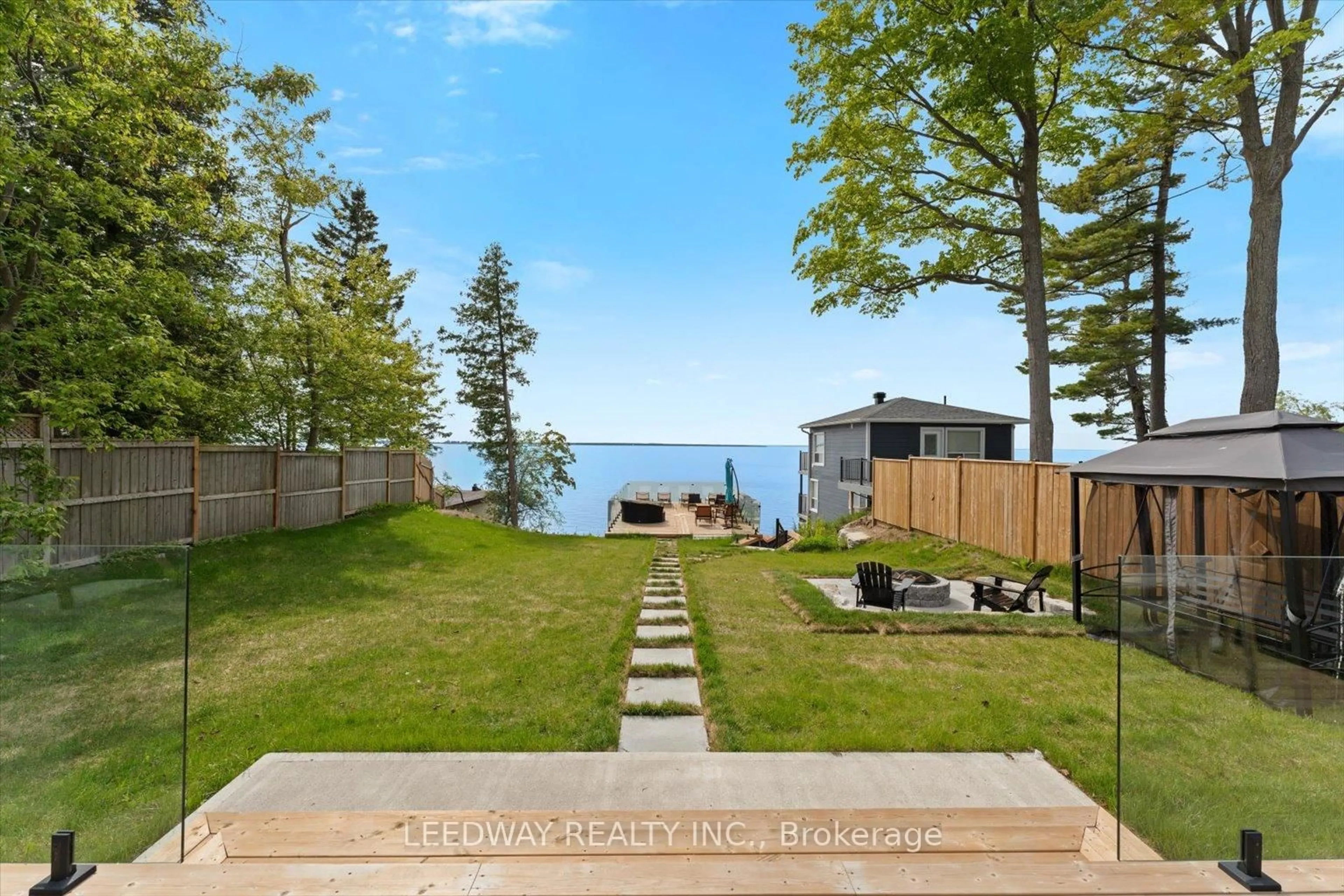 Patio, water/lake/river/ocean view for 24410 Thorah Park Blvd, Brock Ontario L0K 1A0