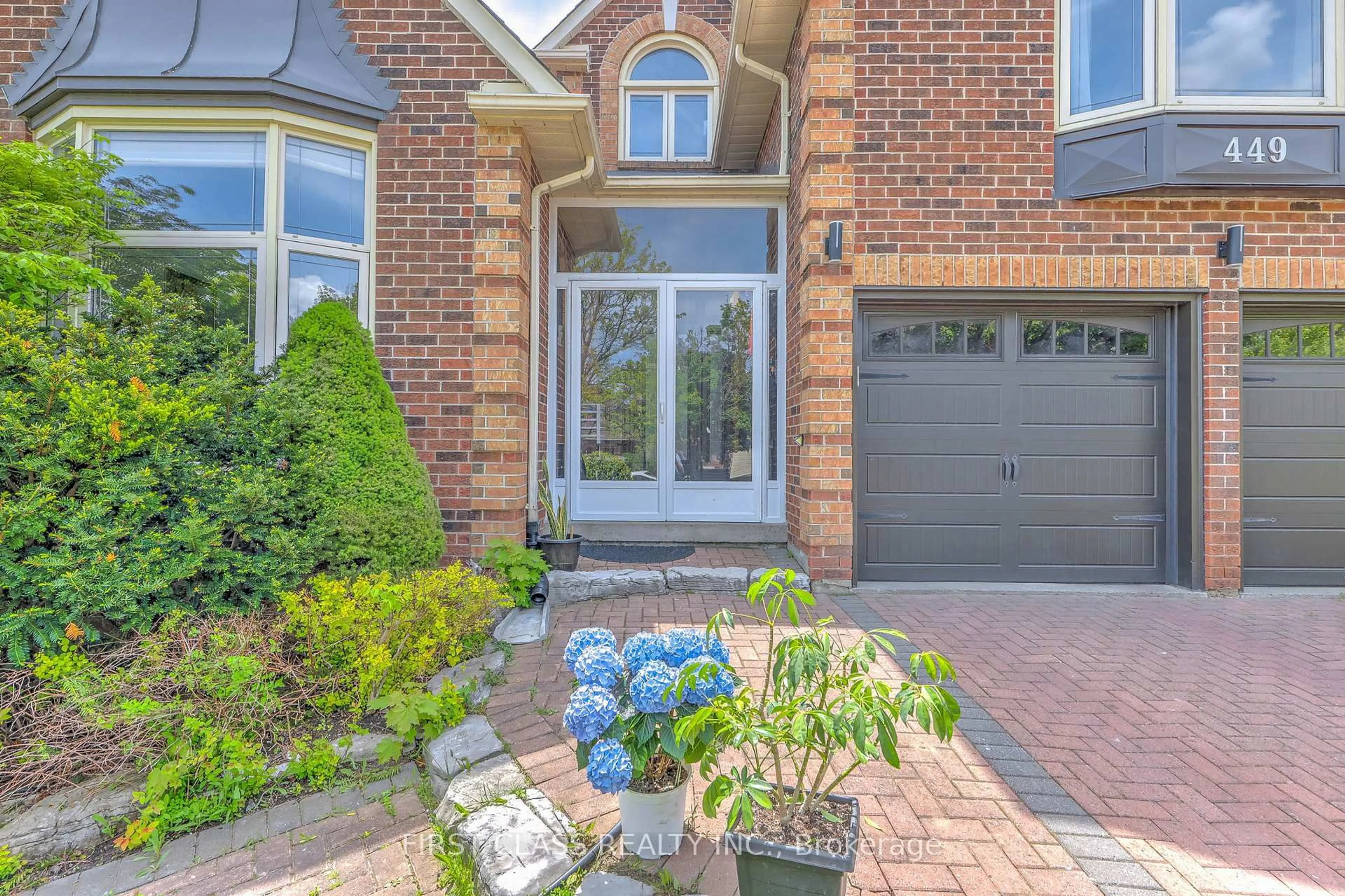 Home with brick exterior material, street for 449 Alex Doner Dr, Newmarket Ontario L3X 1C3
