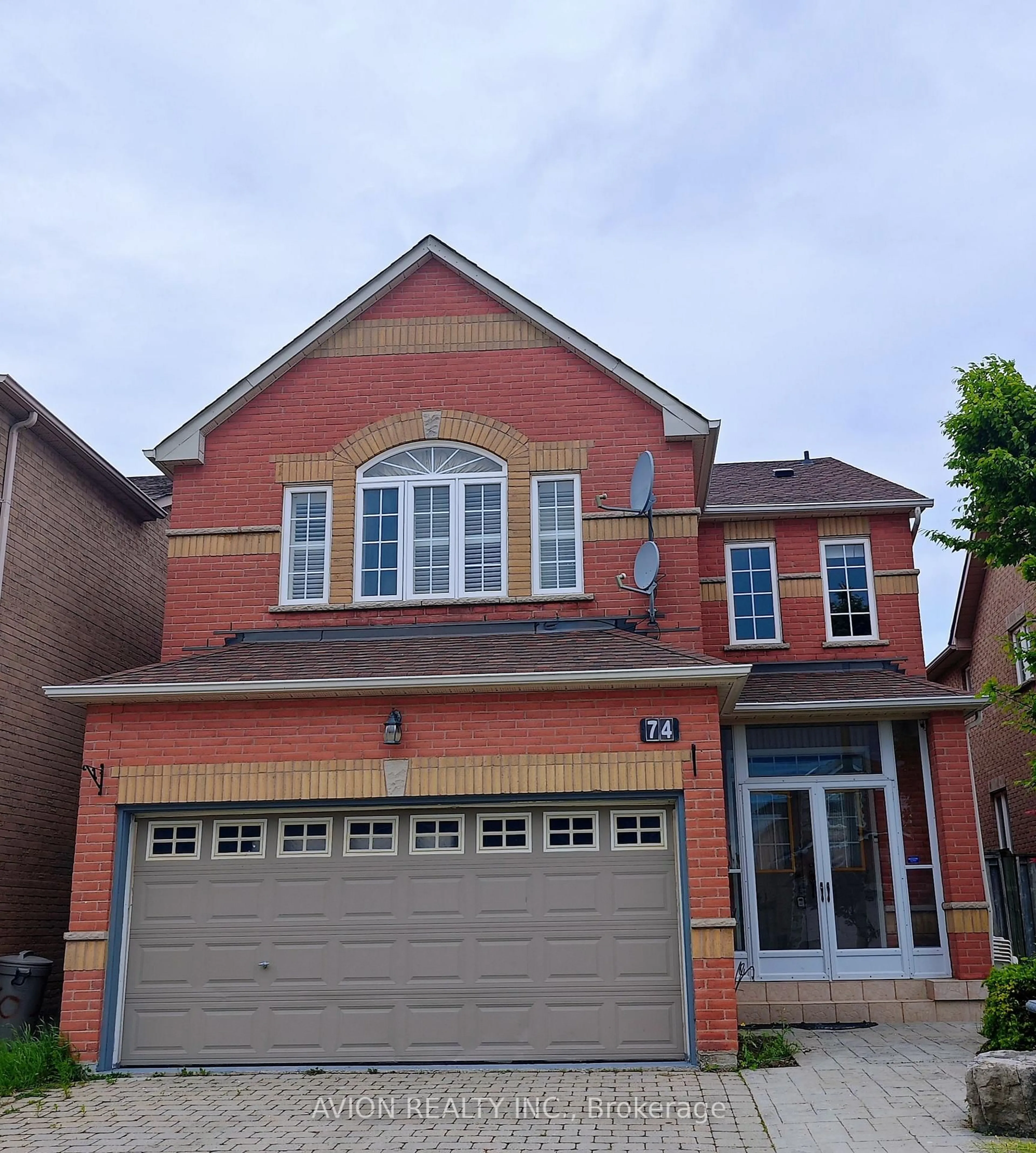 Home with brick exterior material, street for 74 Belford Cres, Markham Ontario L3S 4E1