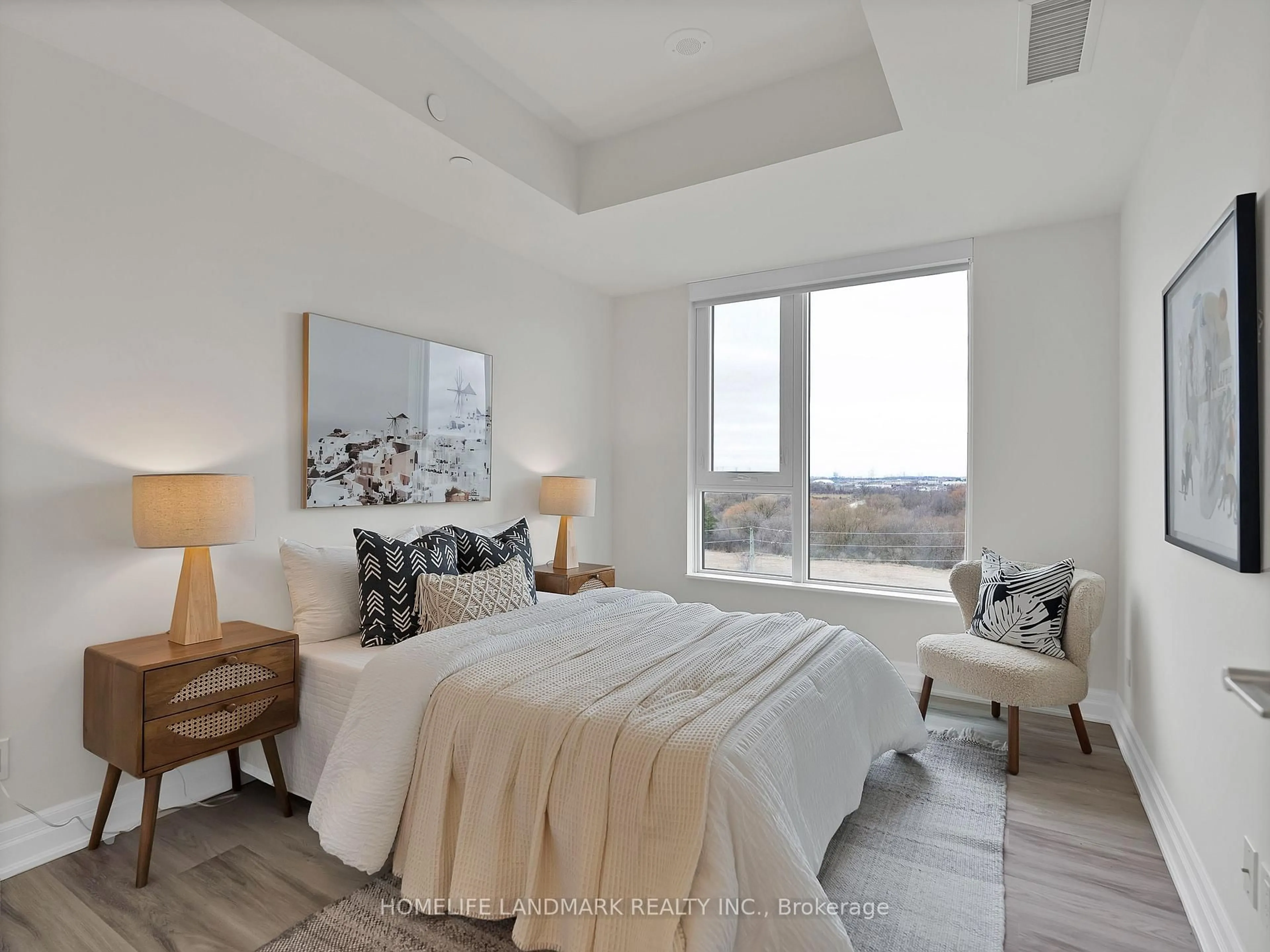 Bedroom with bed, unknown for 10 Rouge Valley Dr #816, Markham Ontario L6G 0G9