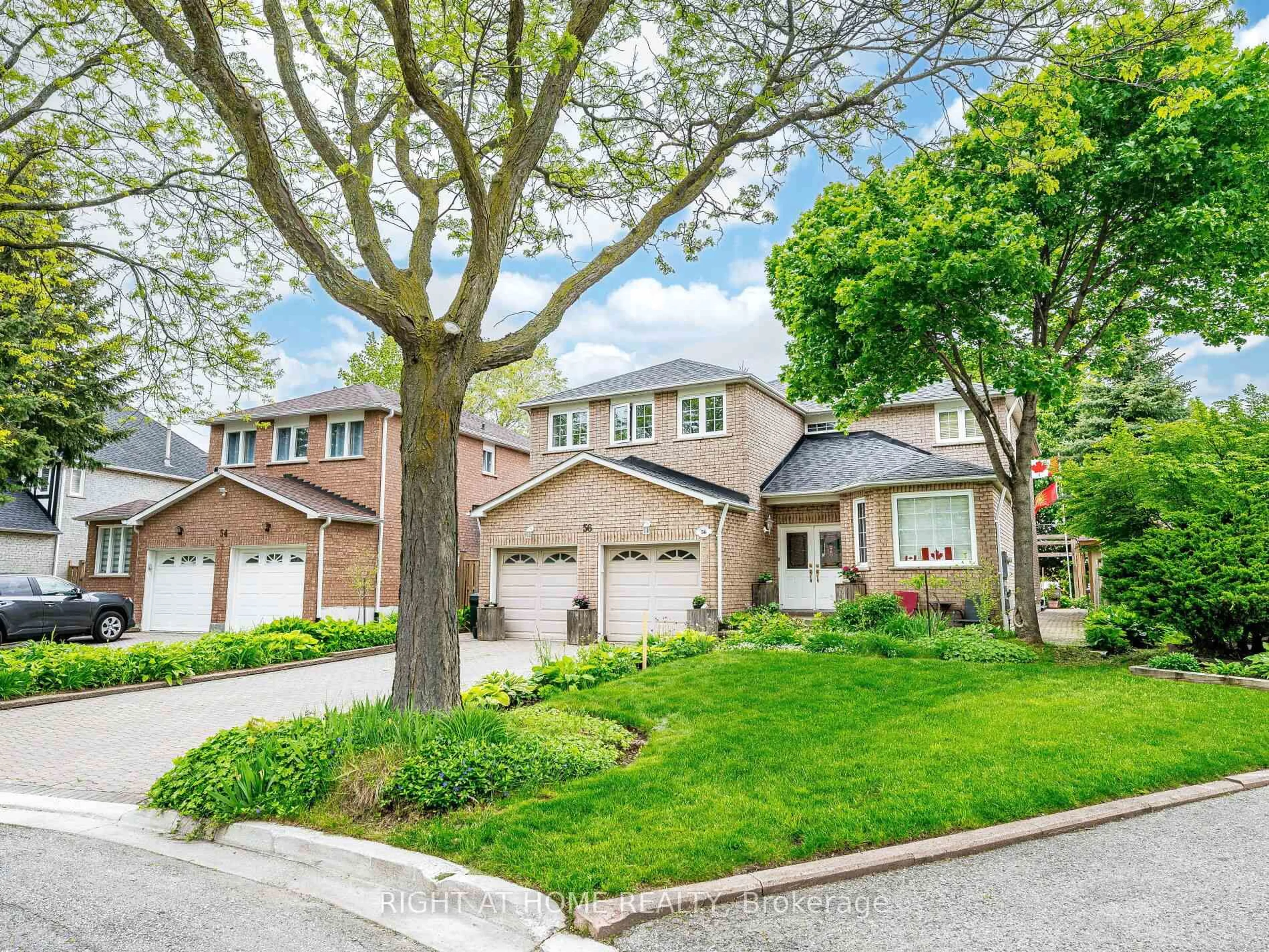 Home with brick exterior material, street for 56 Soho Cres, Markham Ontario L3P 7H5
