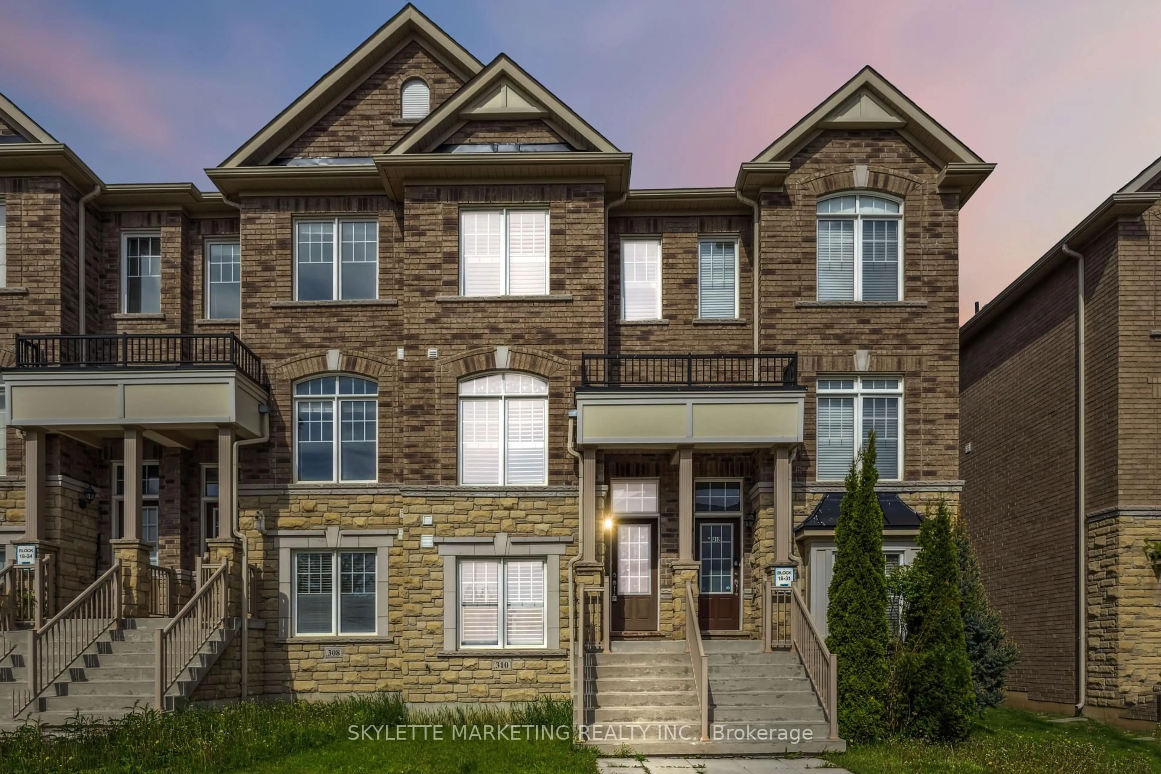 Home with brick exterior material, street for 310 Delray Dr, Markham Ontario L6E 0R2