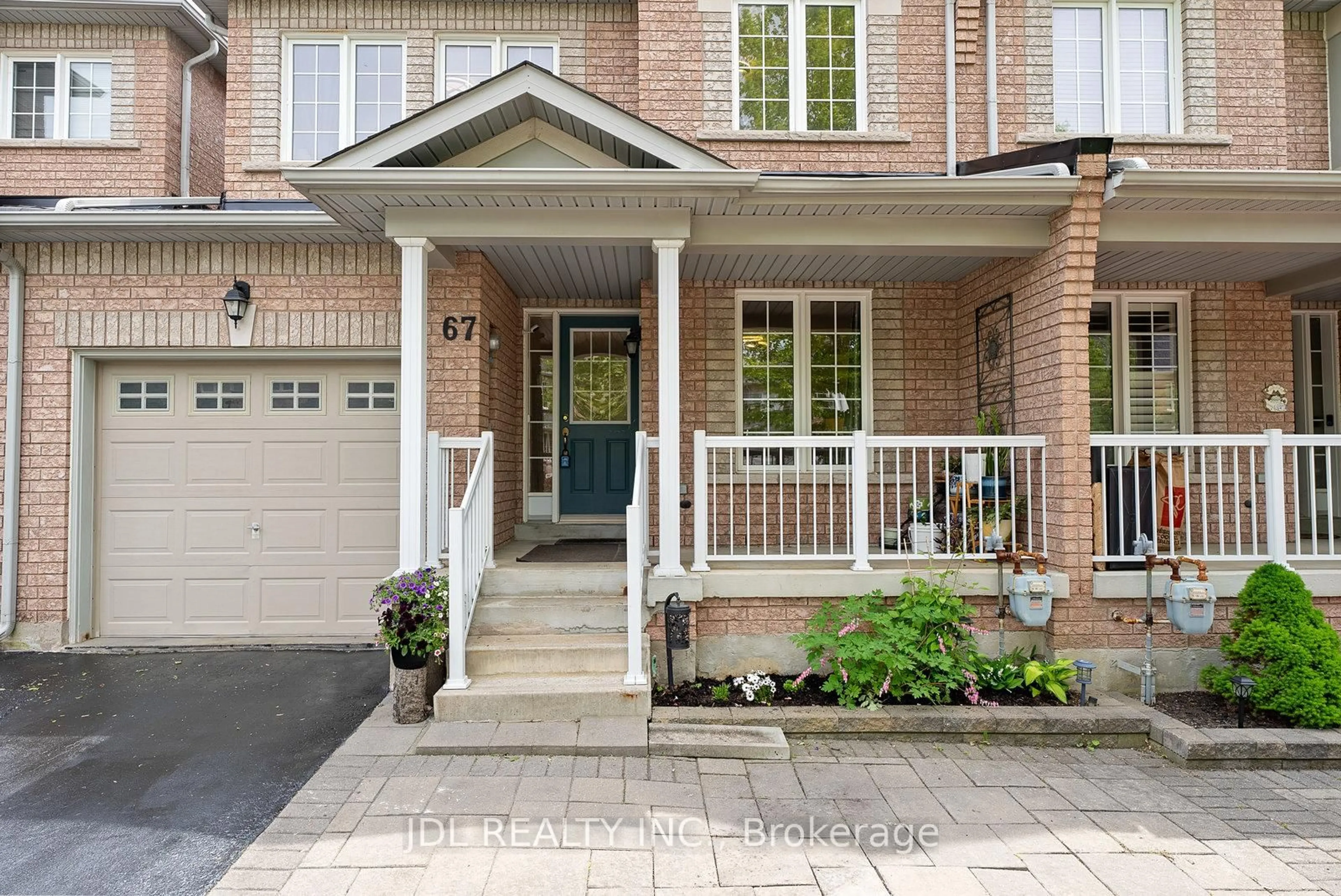 Home with brick exterior material, street for 67 Hawksbury Rd, Markham Ontario L6E 0E8