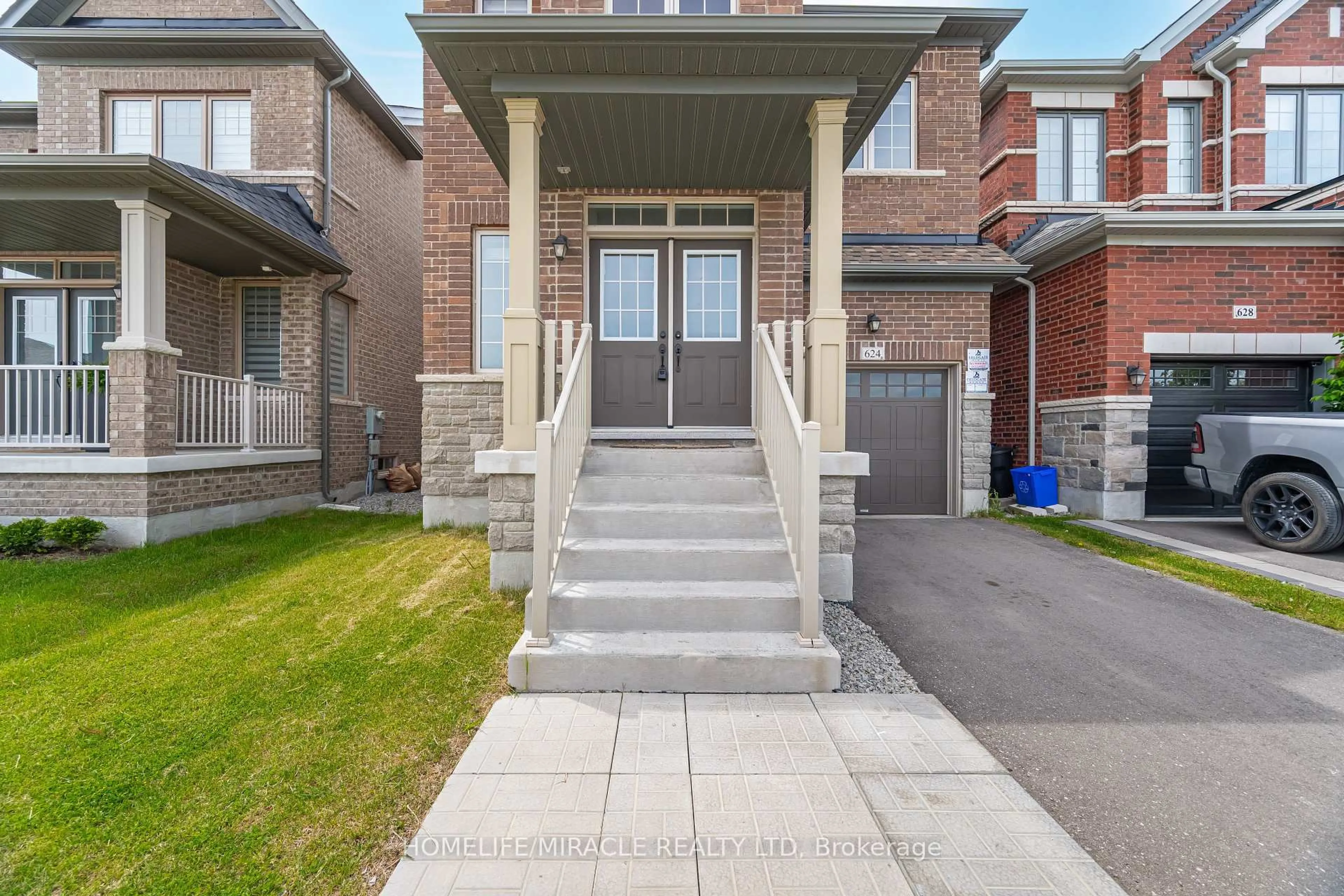 Home with brick exterior material, street for 624 Barons St, Vaughan Ontario L4H 5C5