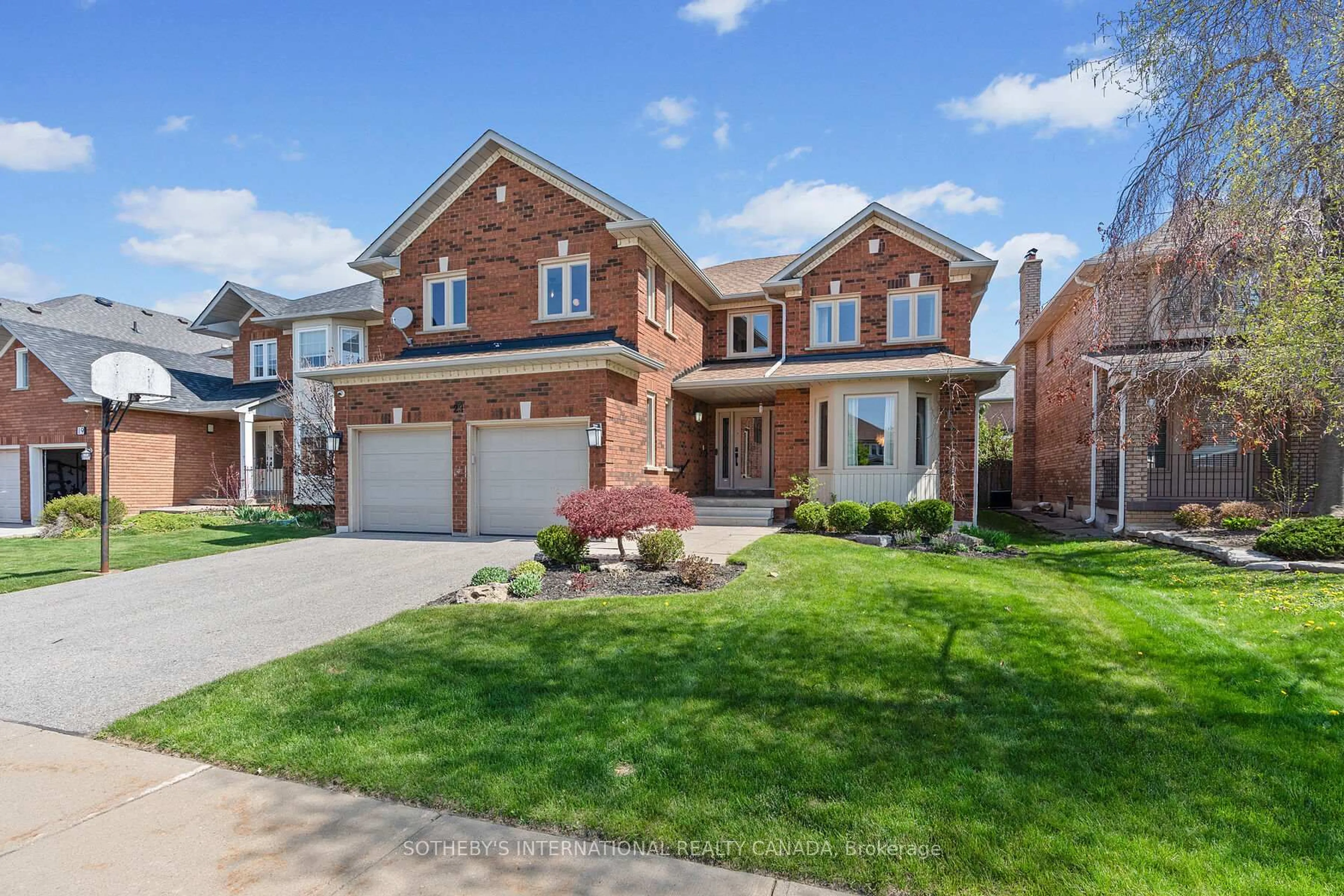 Home with brick exterior material, street for 23 Woodchester Crt, Vaughan Ontario L4J 7V6