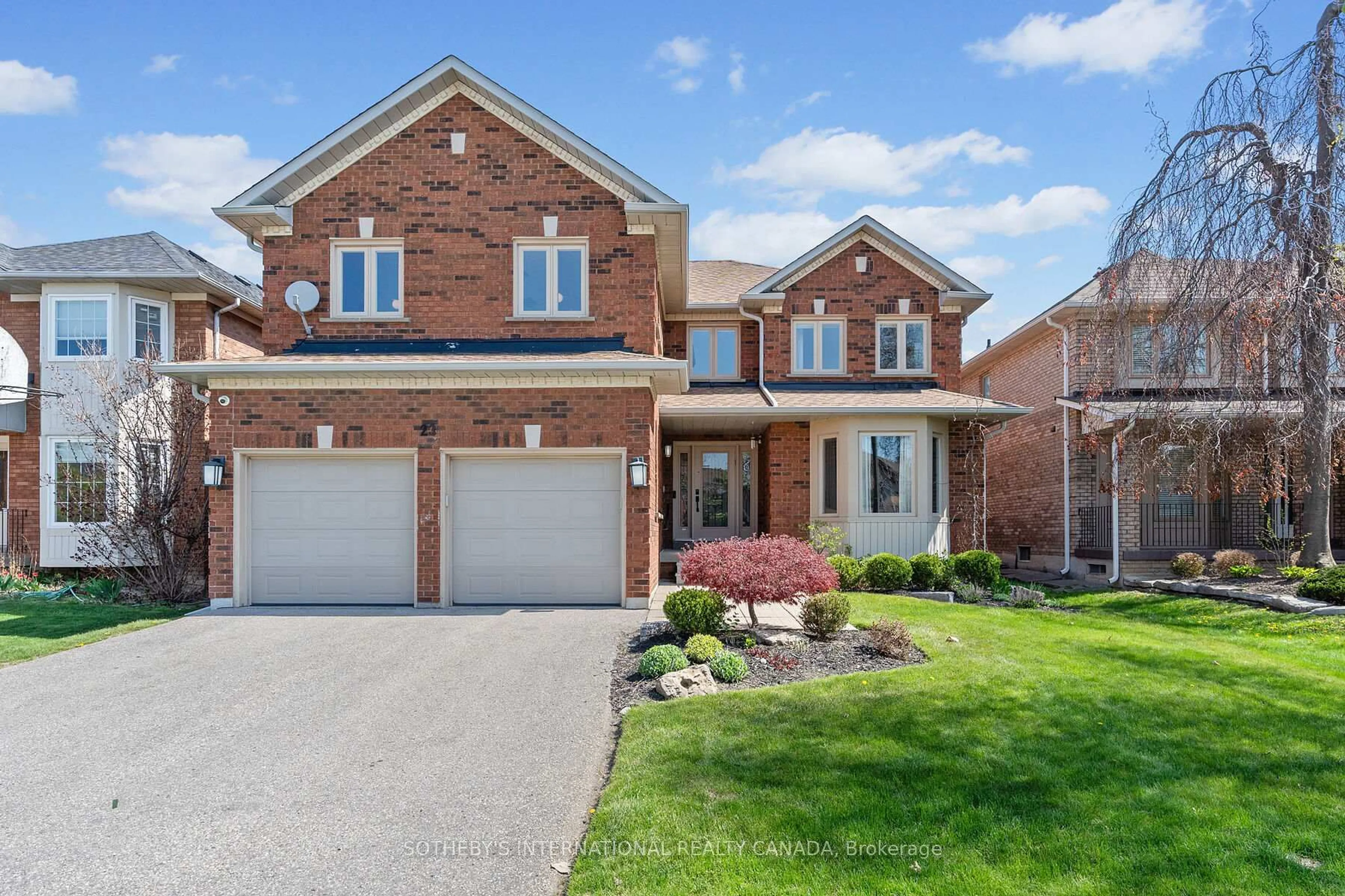 Home with brick exterior material, street for 23 Woodchester Crt, Vaughan Ontario L4J 7V6