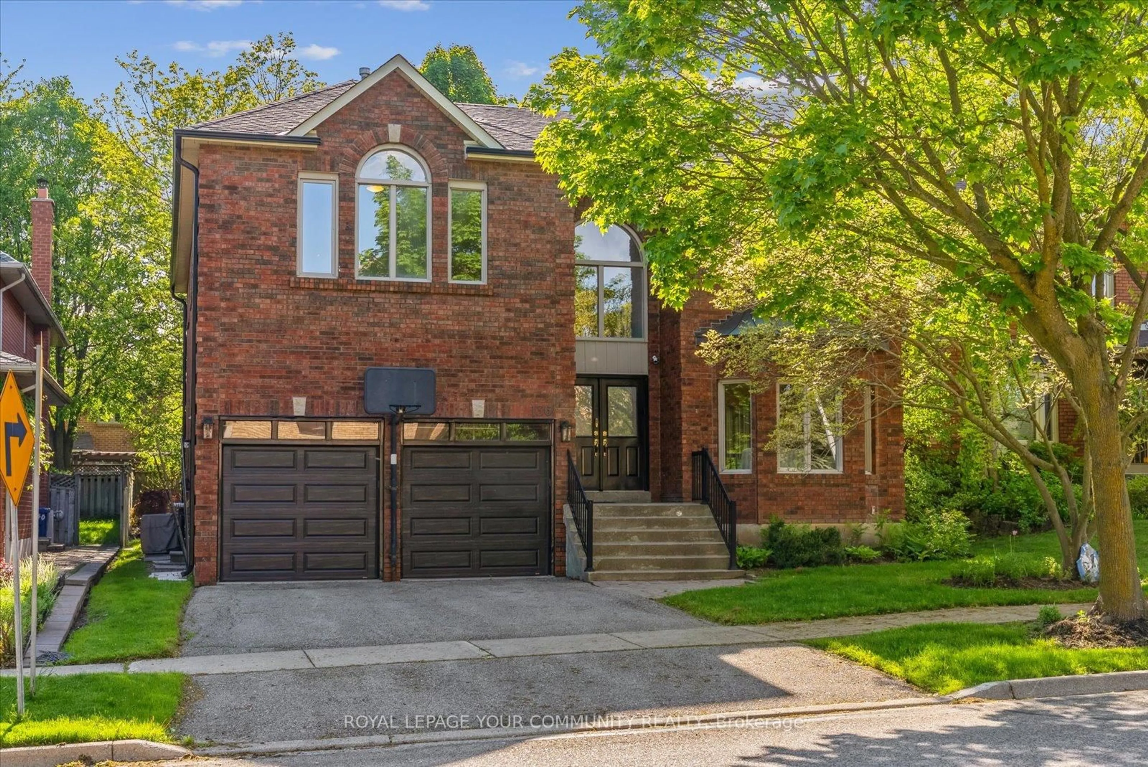Home with brick exterior material, street for 136 Markwood Lane, Vaughan Ontario L4J 7K6