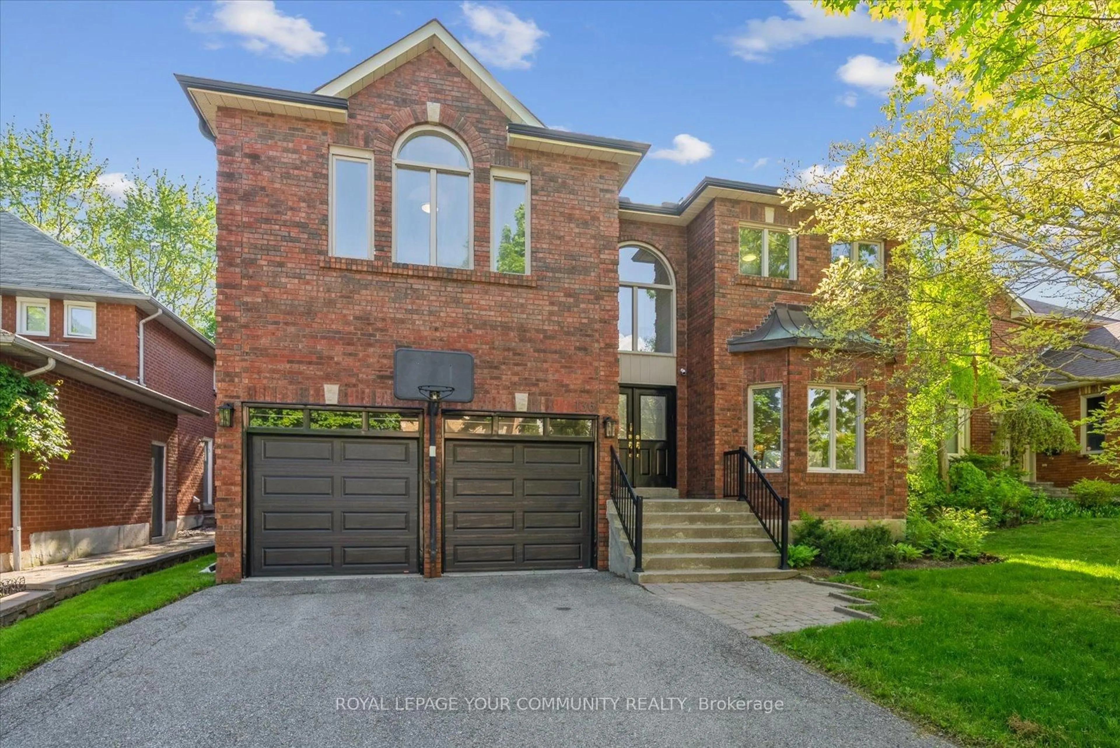 Home with brick exterior material, street for 136 Markwood Lane, Vaughan Ontario L4J 7K6