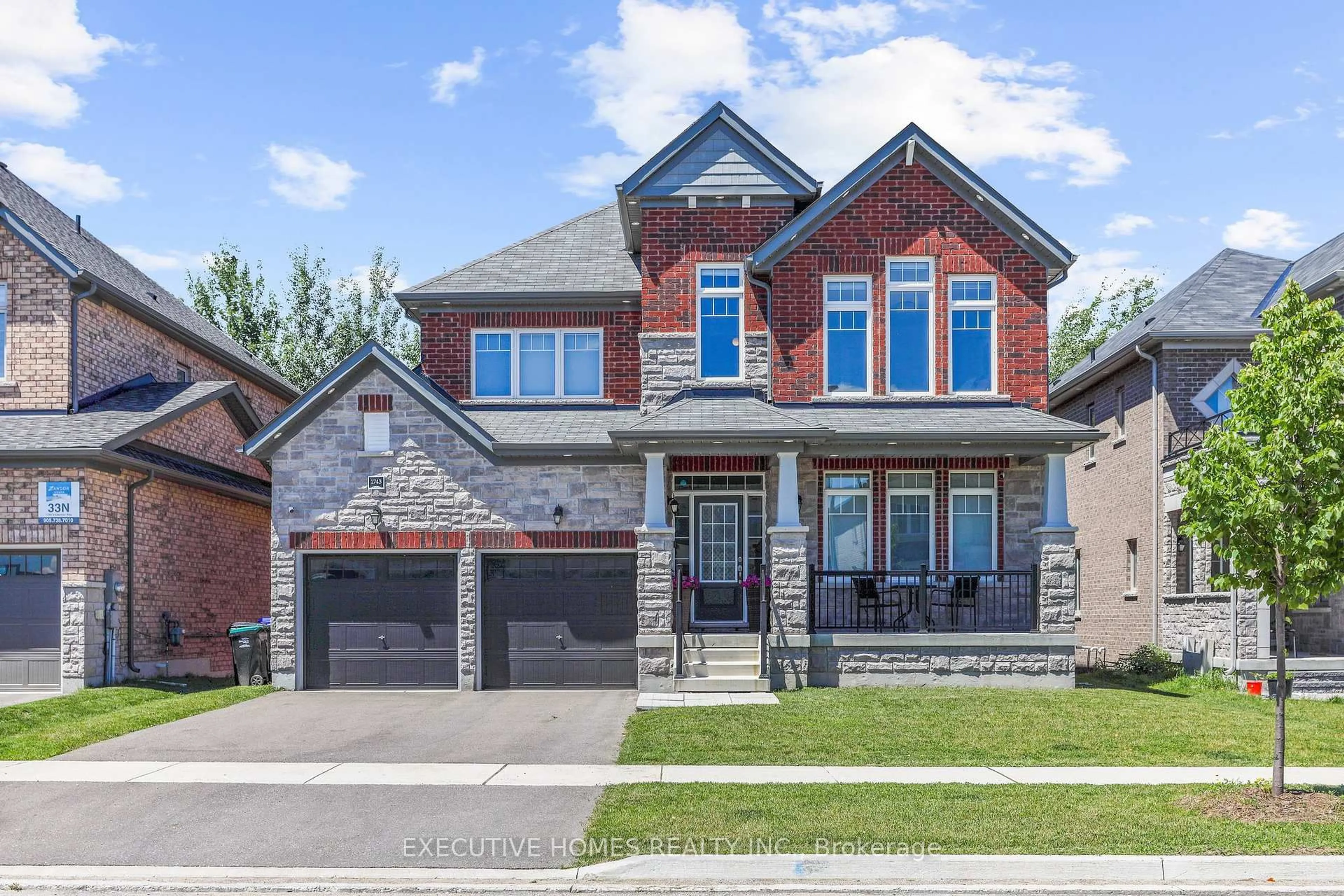 Home with brick exterior material, street for 1743 Emberton Way, Innisfil Ontario L9S 0N4