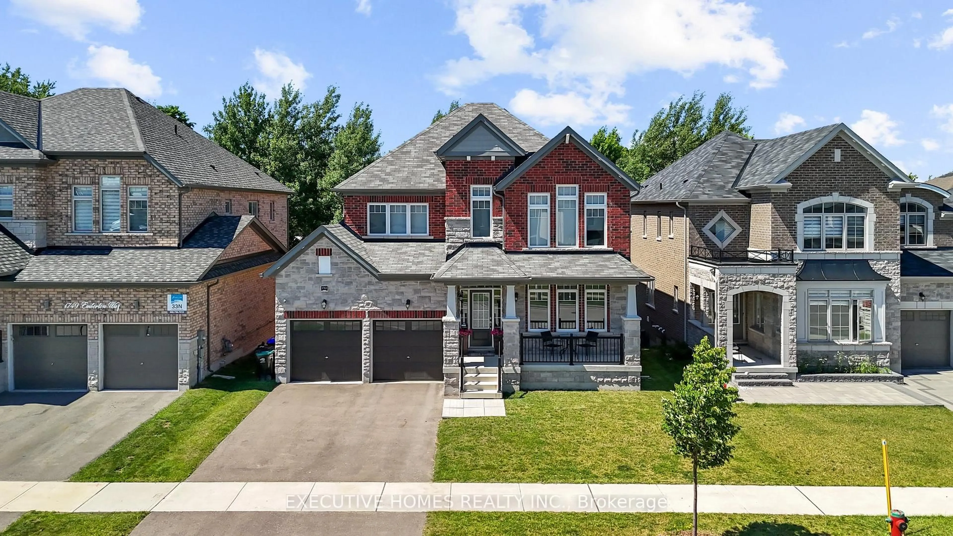 Home with brick exterior material, street for 1743 Emberton Way, Innisfil Ontario L9S 0N4