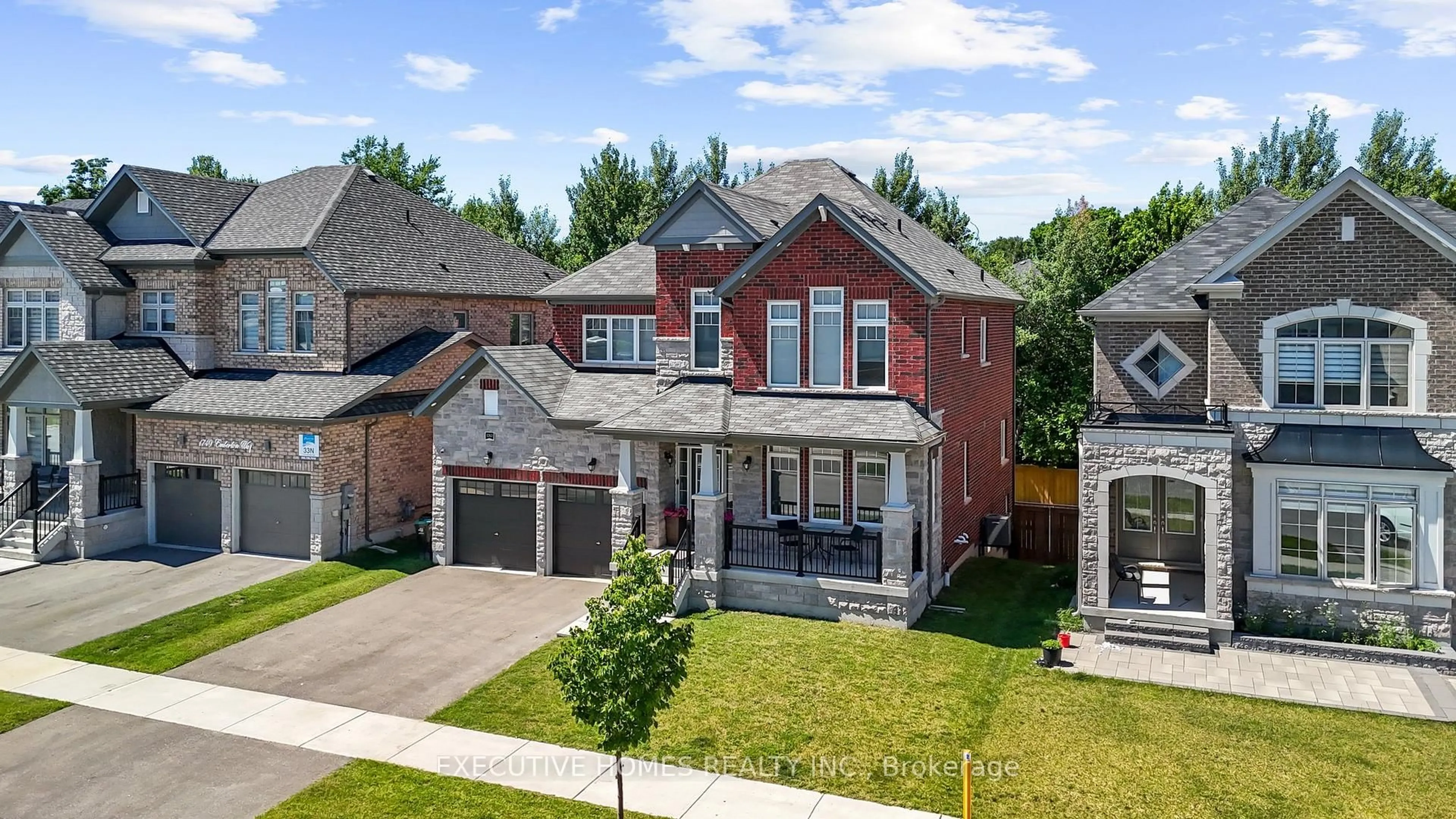 Home with brick exterior material, street for 1743 Emberton Way, Innisfil Ontario L9S 0N4