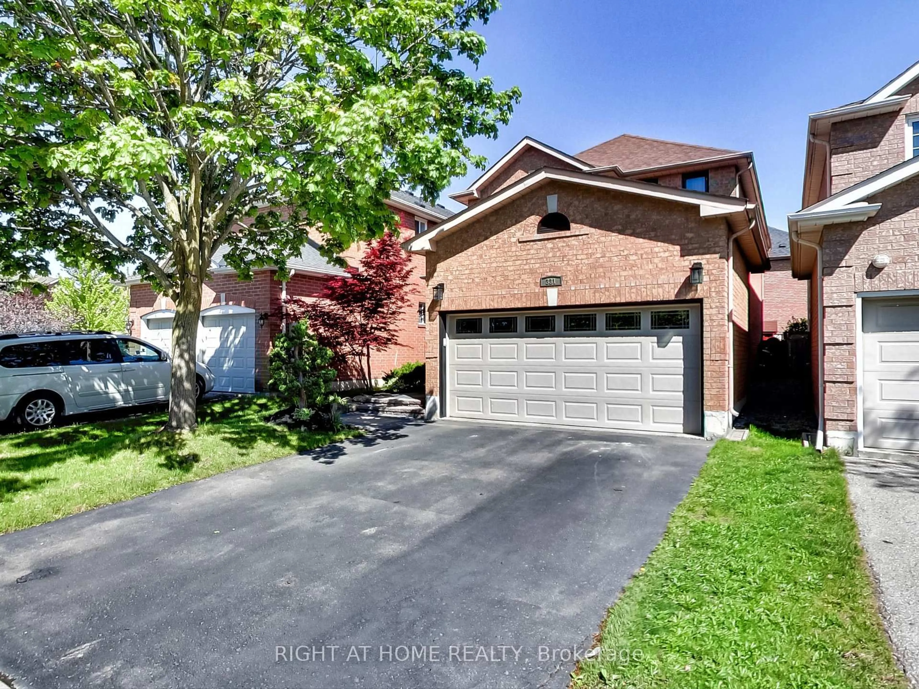 Home with brick exterior material, street for 331 Austin Paul Dr, Newmarket Ontario L3X 2C2