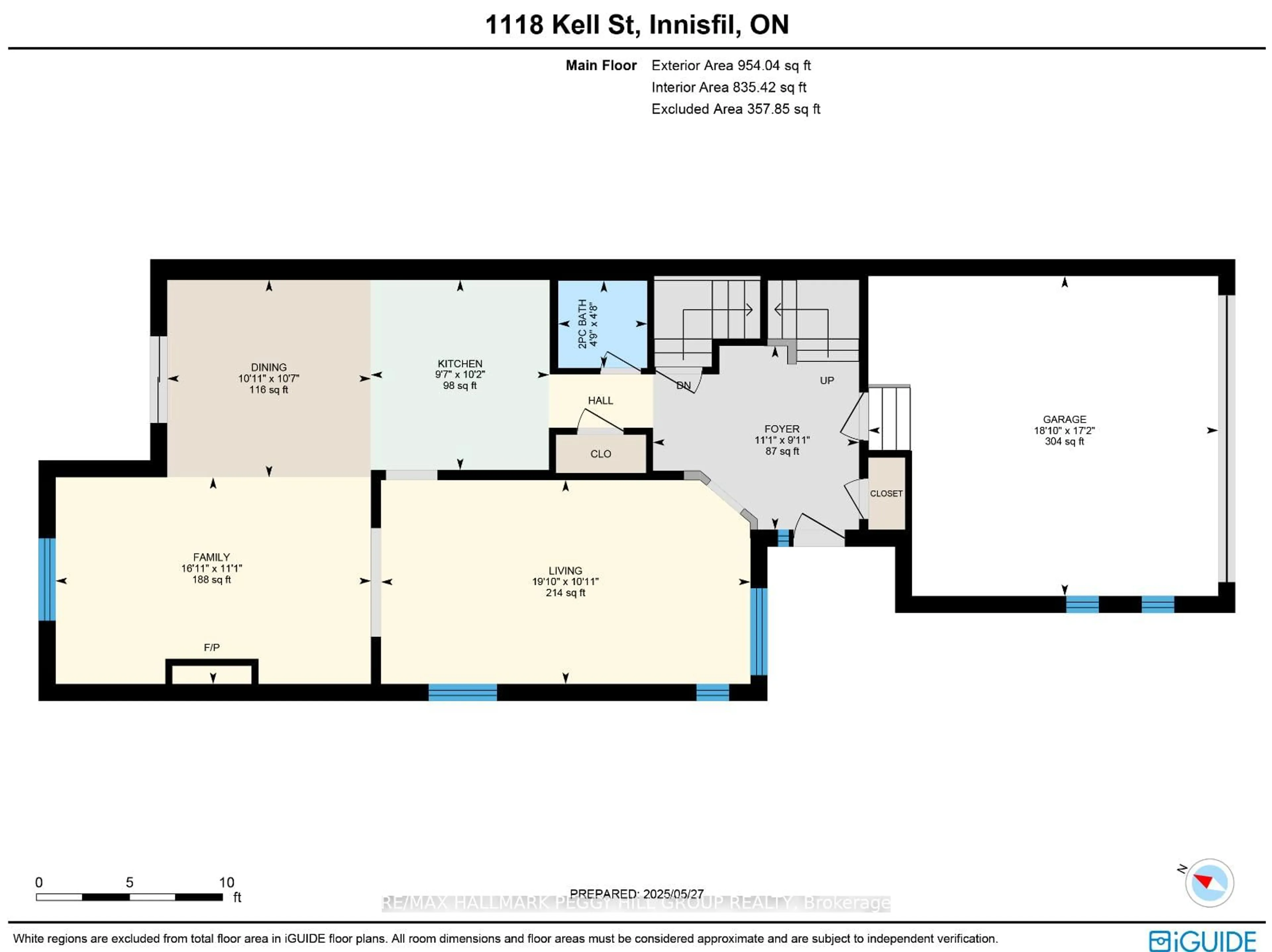 Floor plan for 1118 Kell St, Innisfil Ontario L9S 4W4